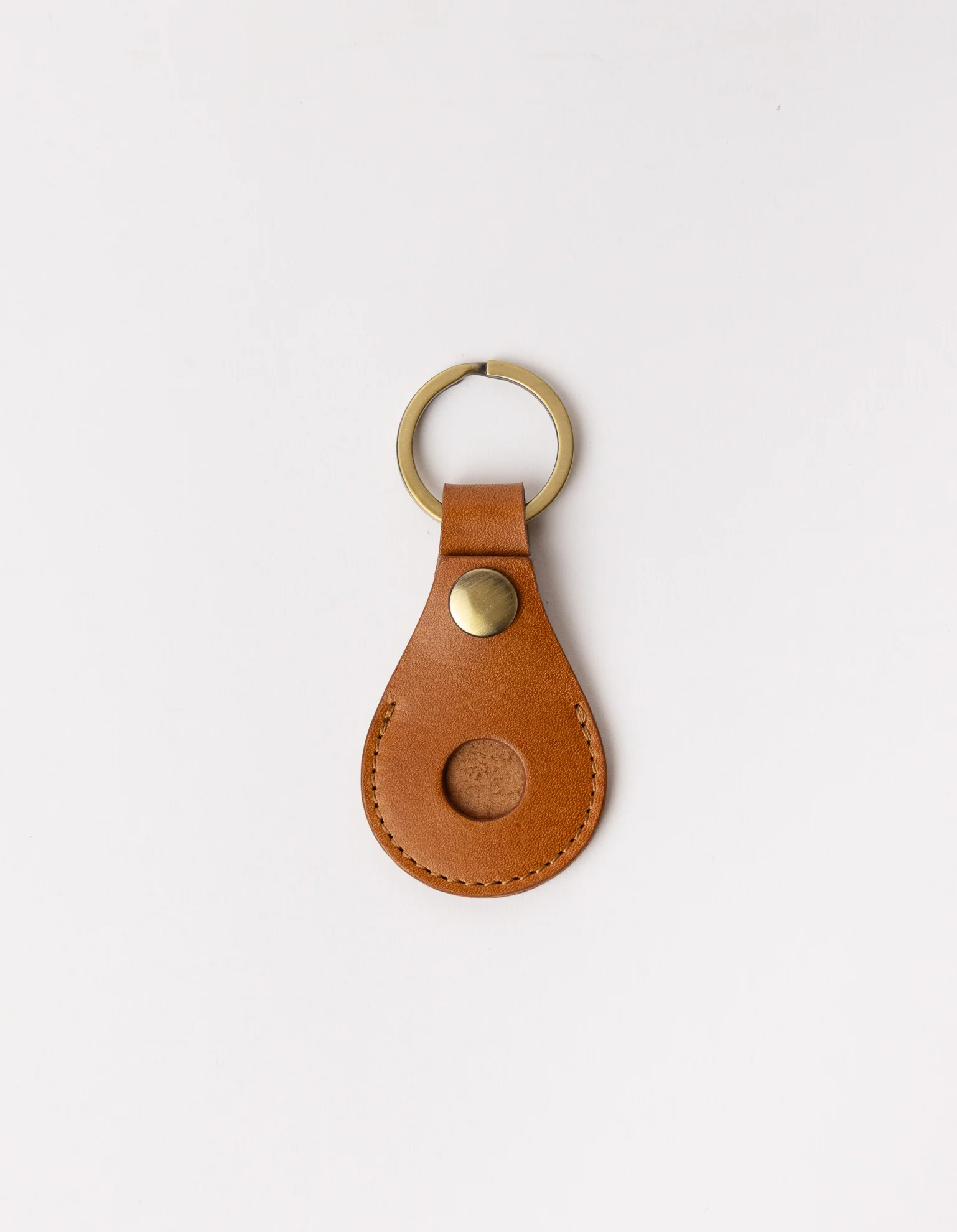 Airtag Holder - Cognac Classic Leather - Image 3