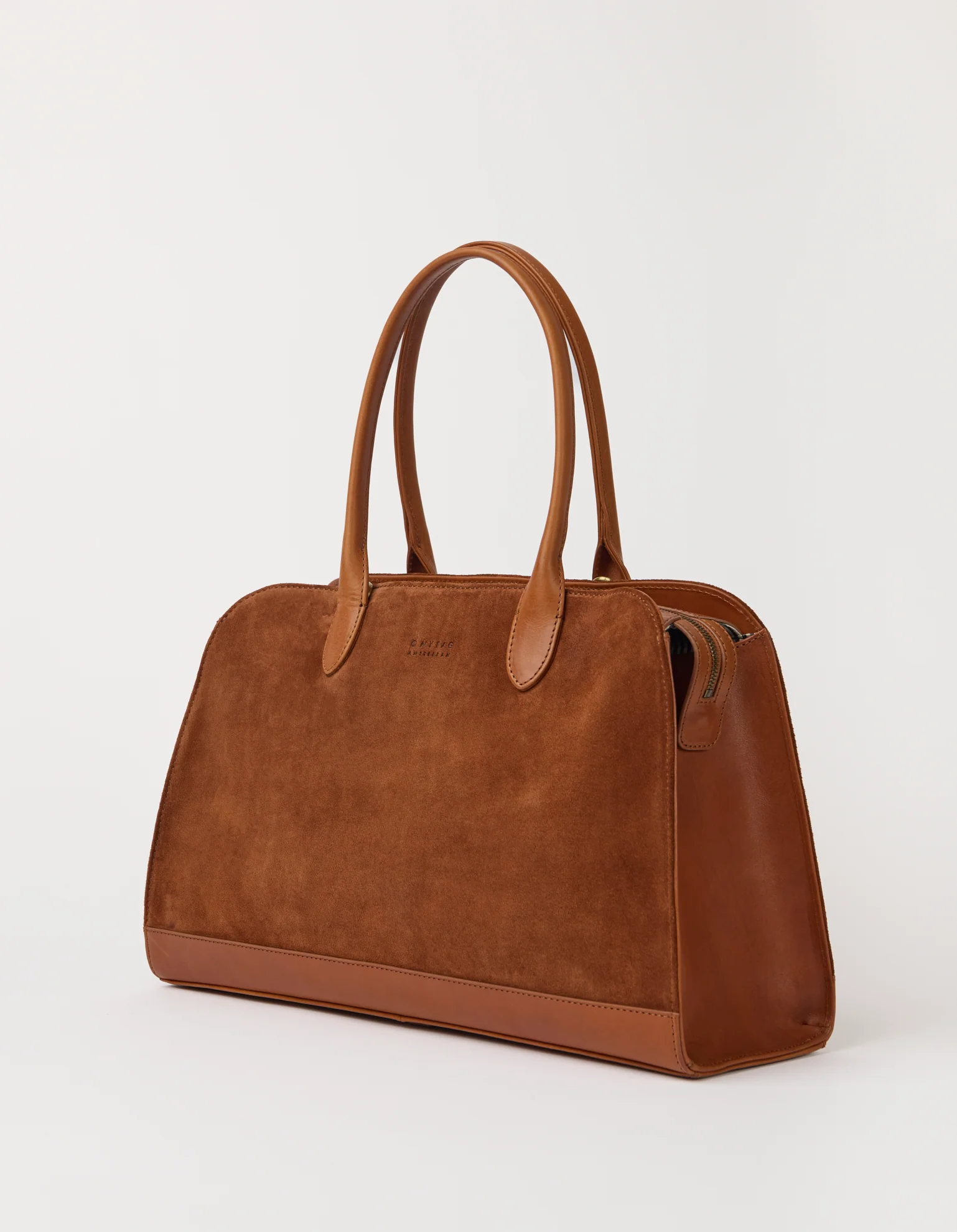 Alma - Cognac Suède with Stromboli Leather - Image 4