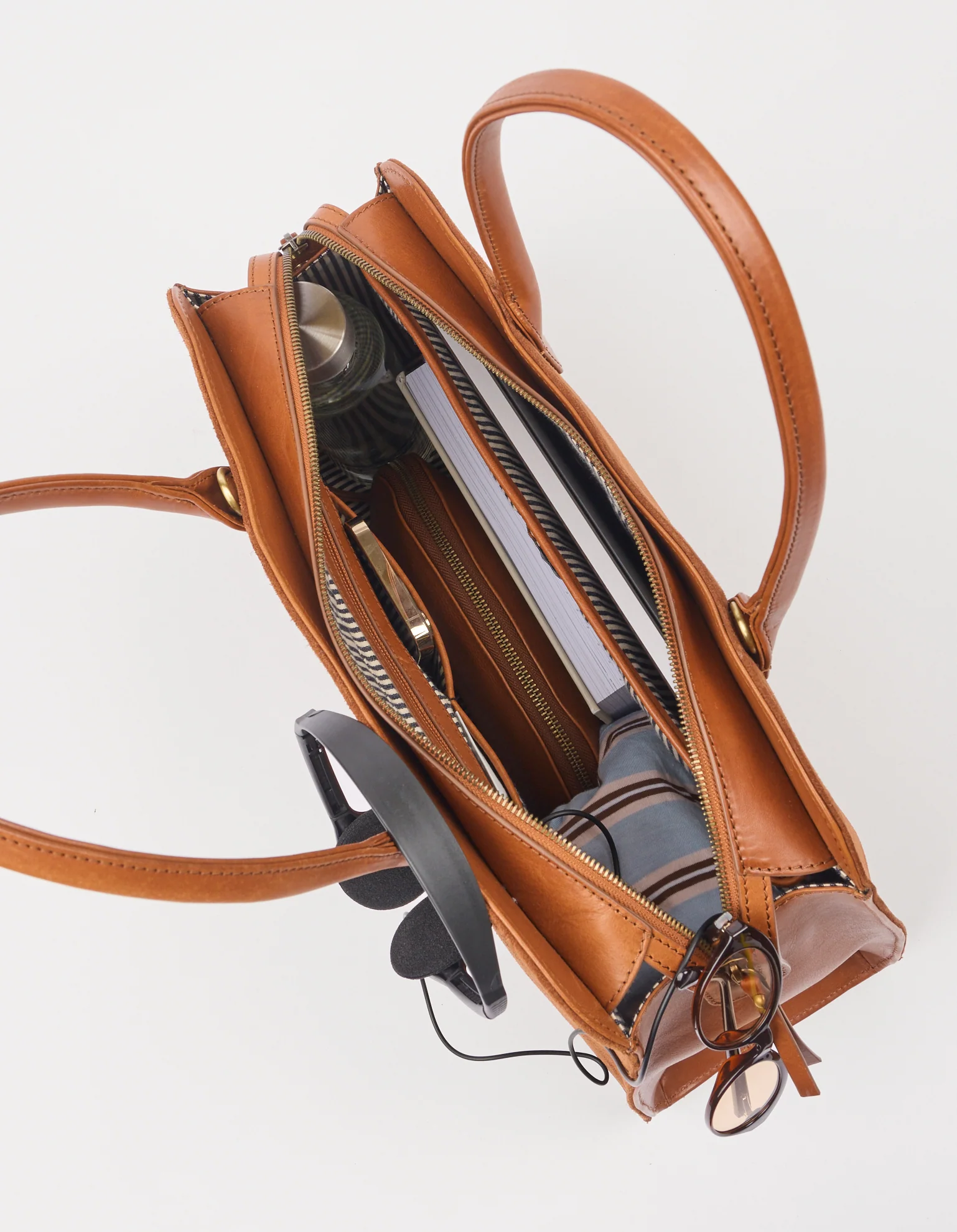 Alma - Cognac Suède with Stromboli Leather - Image 5