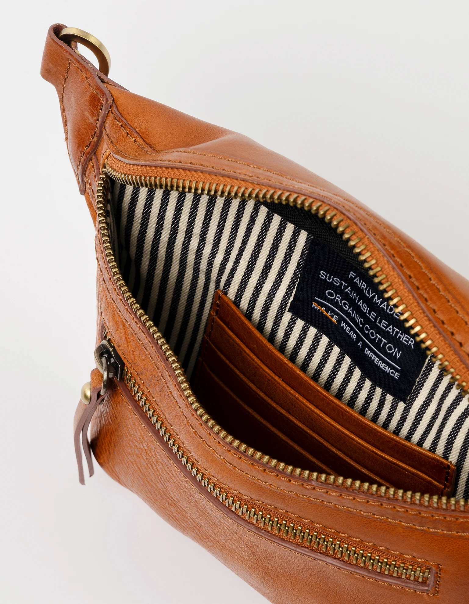 Beck's Bum Bag - Cognac Stromboli Leather - Image 3