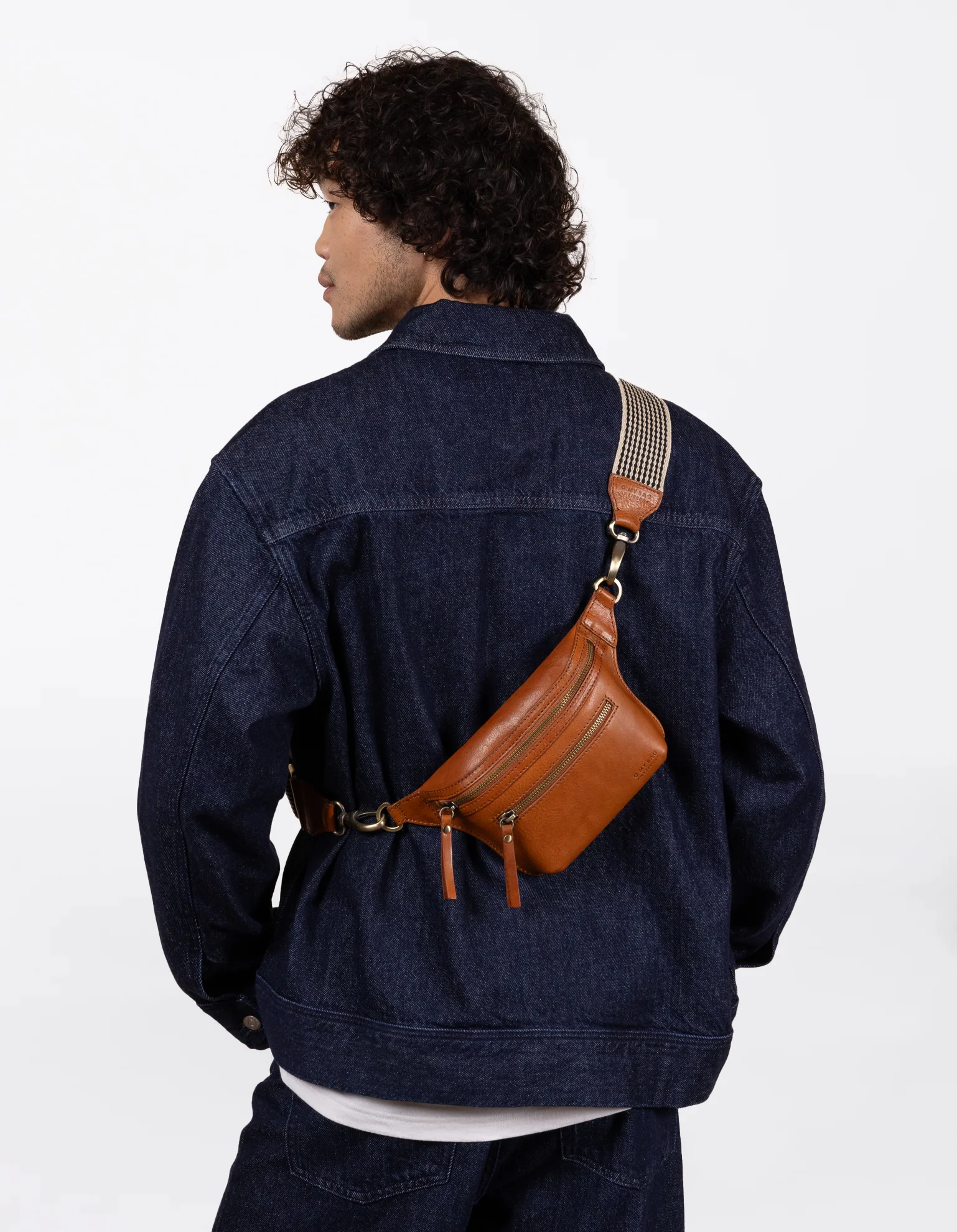Beck's Bum Bag - Cognac Stromboli Leather - Image 6