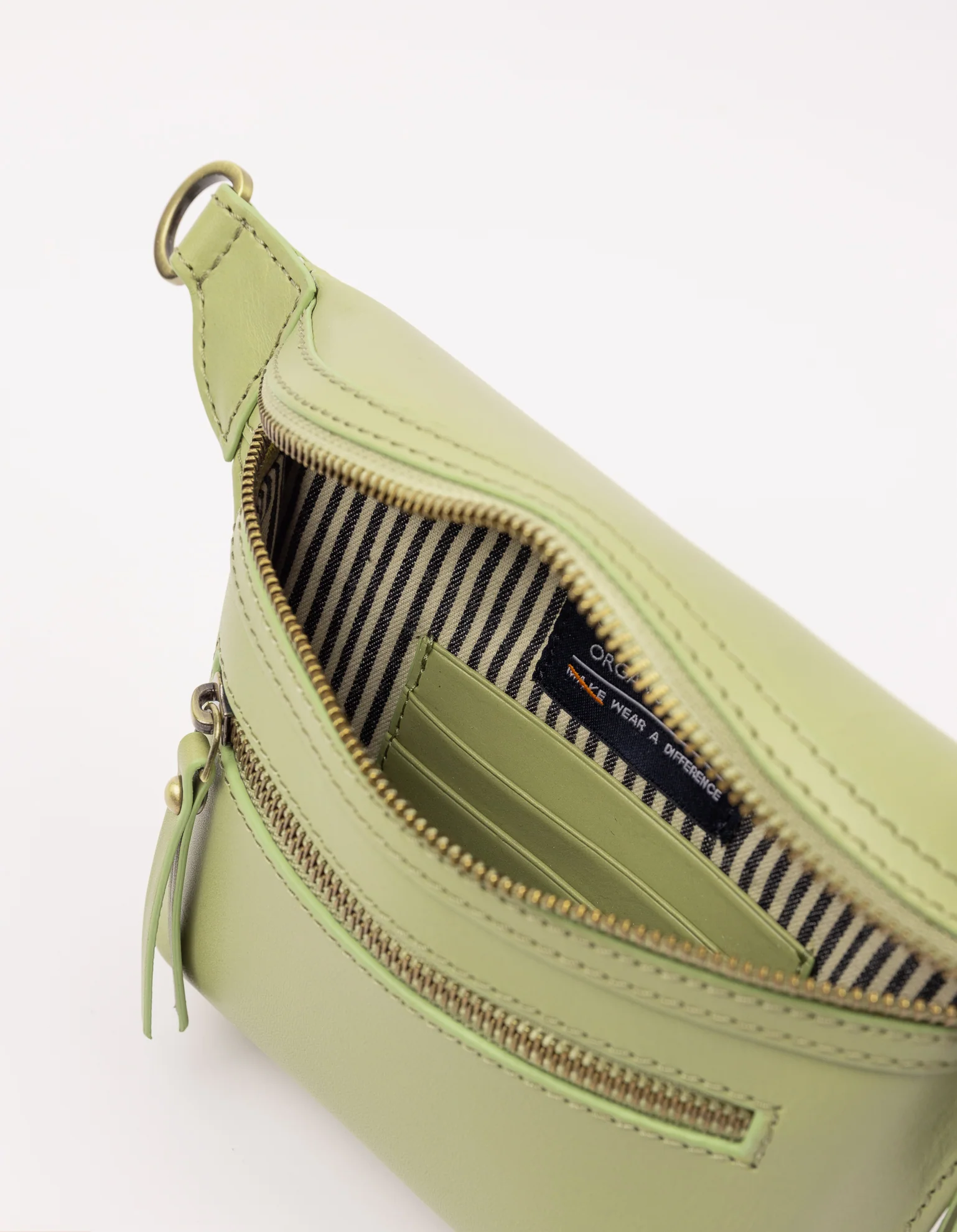 Beck's Bum Bag - Tea Green Classic Leather - Image 4