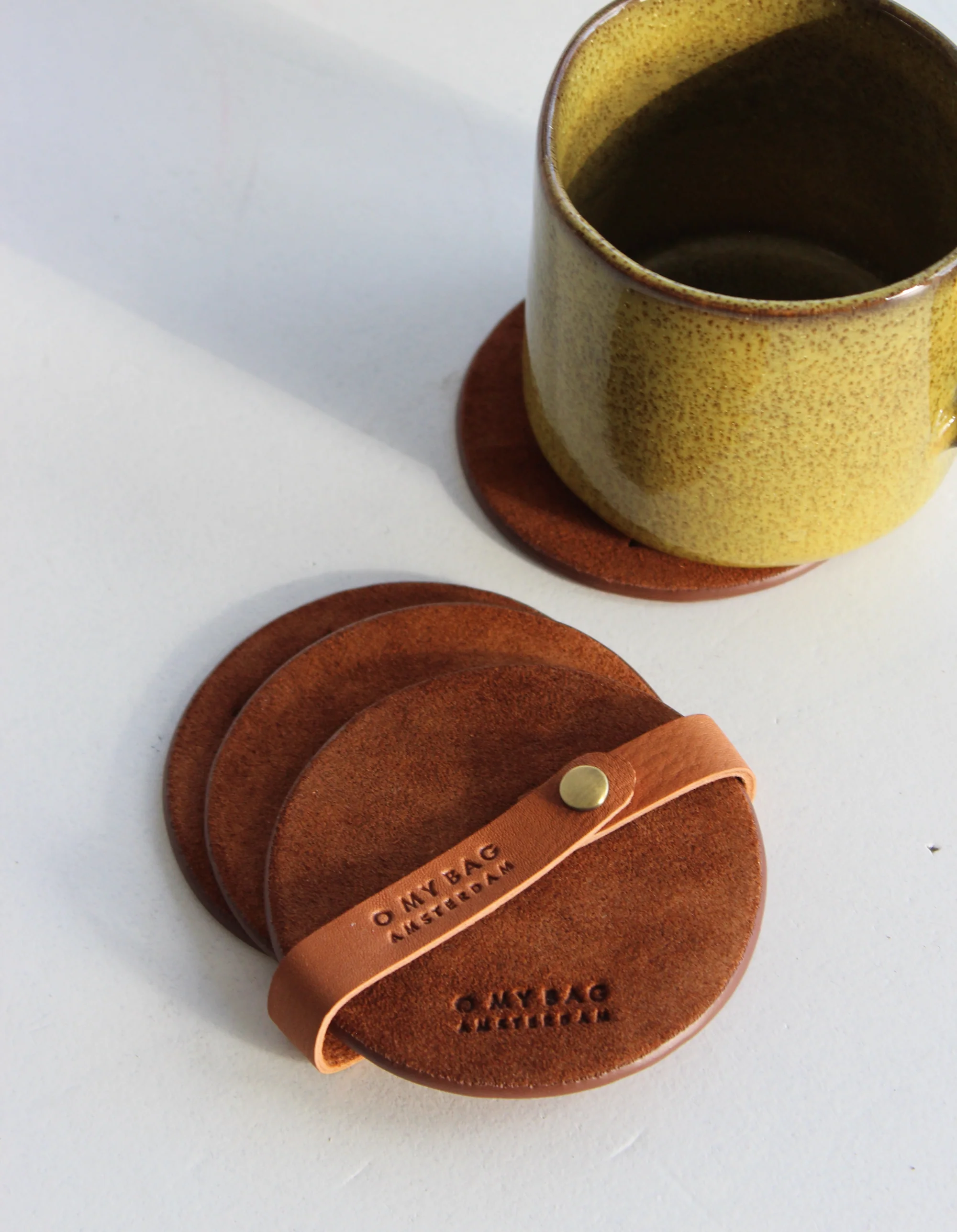 Coasters - Wild Oak Soft Grain Leather - Image 4
