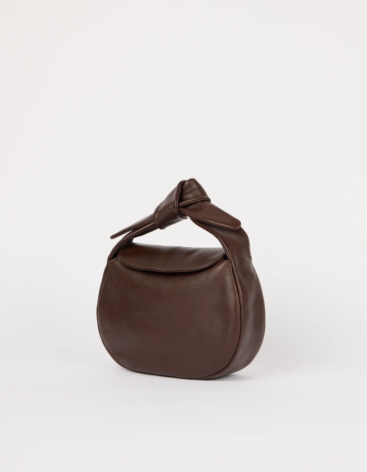 Coco Croissant - Chocolate Soft Grain Leather - Image 3
