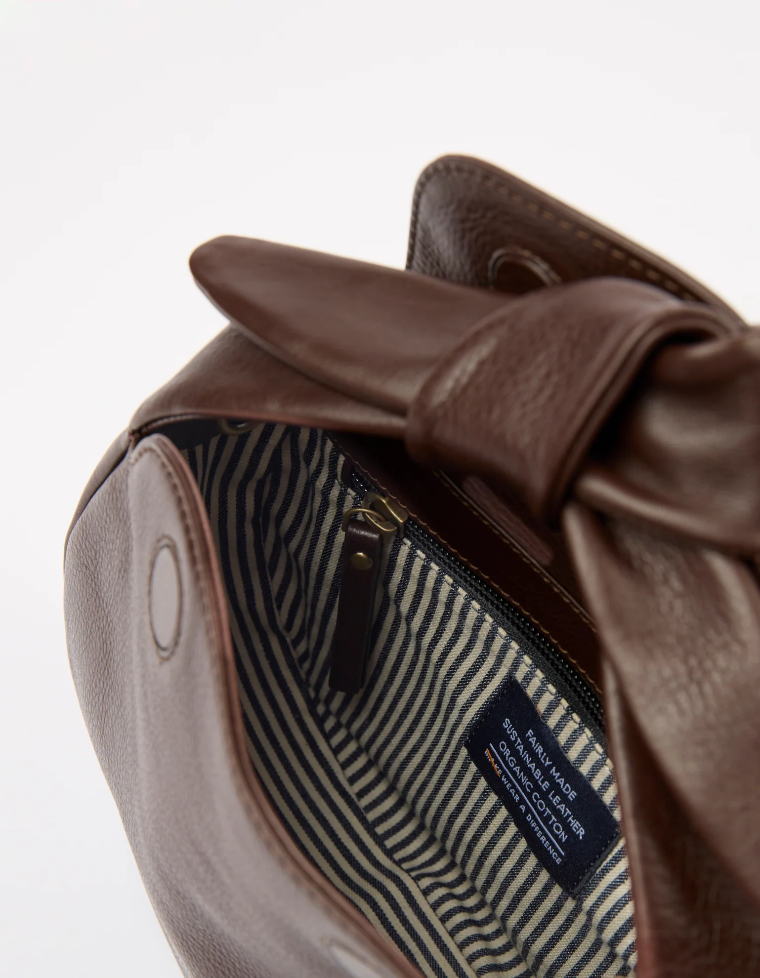 Coco Croissant - Chocolate Soft Grain Leather - Image 4