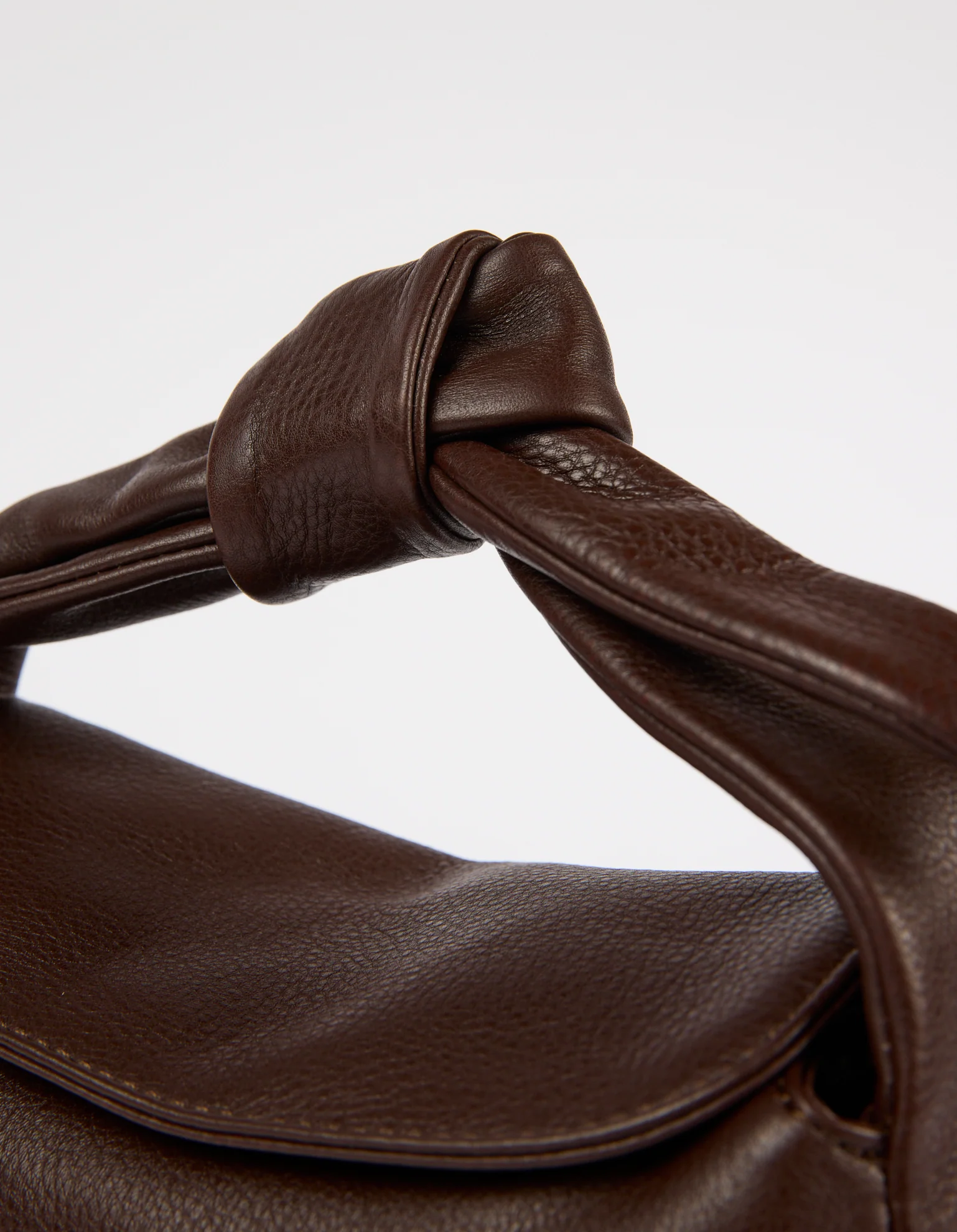 Coco Croissant - Chocolate Soft Grain Leather - Image 6