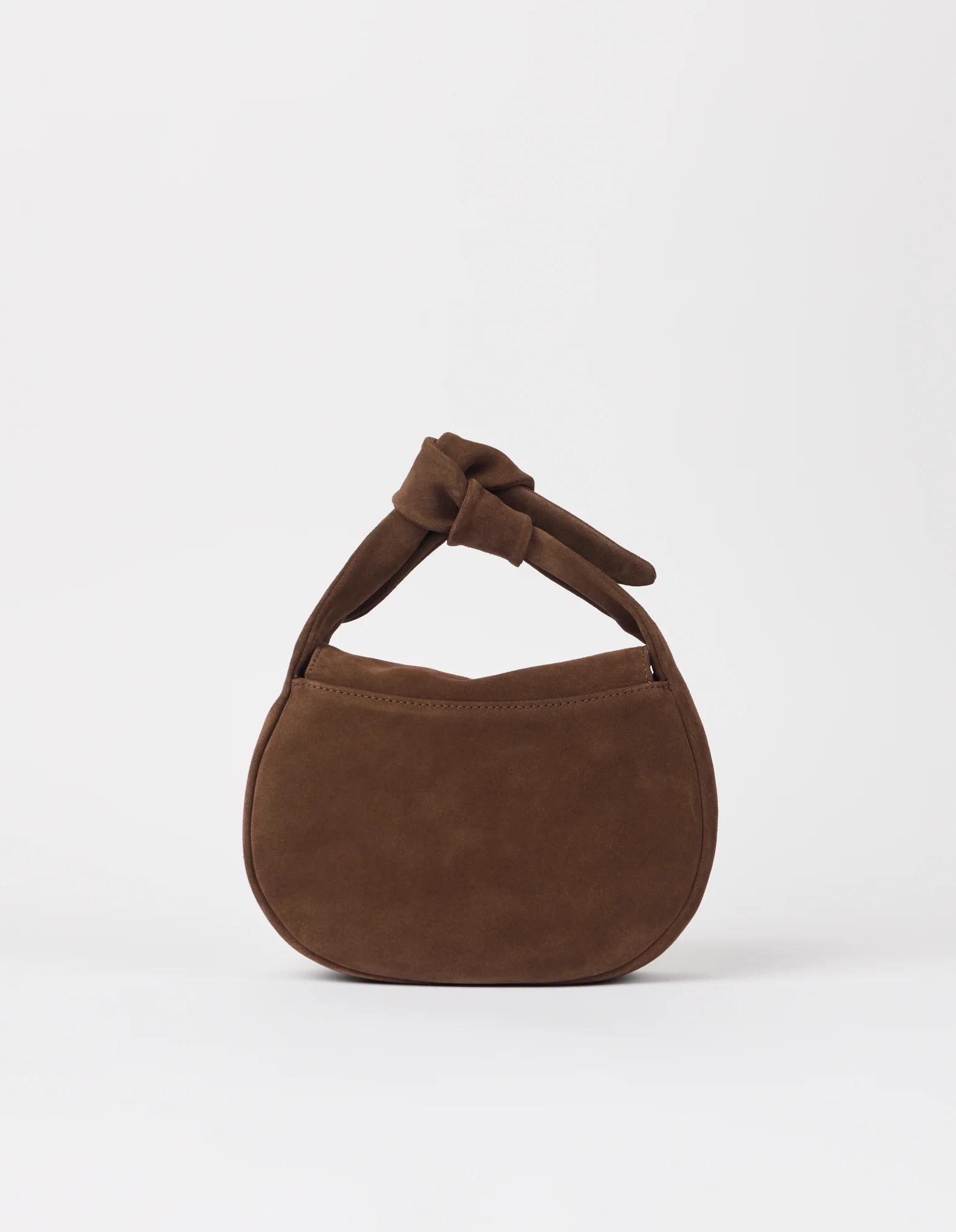 Coco Croissant - Chocolate Suède with Classic Leather - Image 4