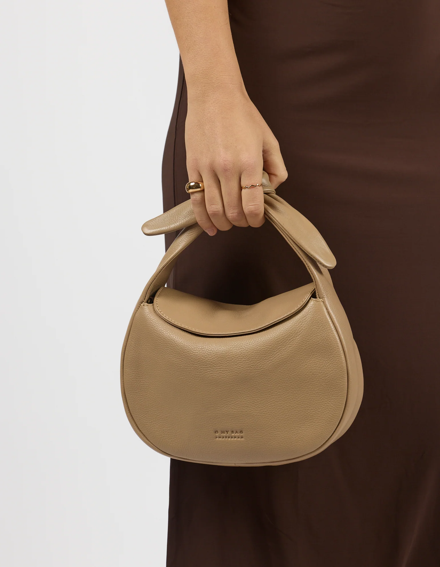 Coco Croissant - Dark Sand Soft Grain Leather - Image 8