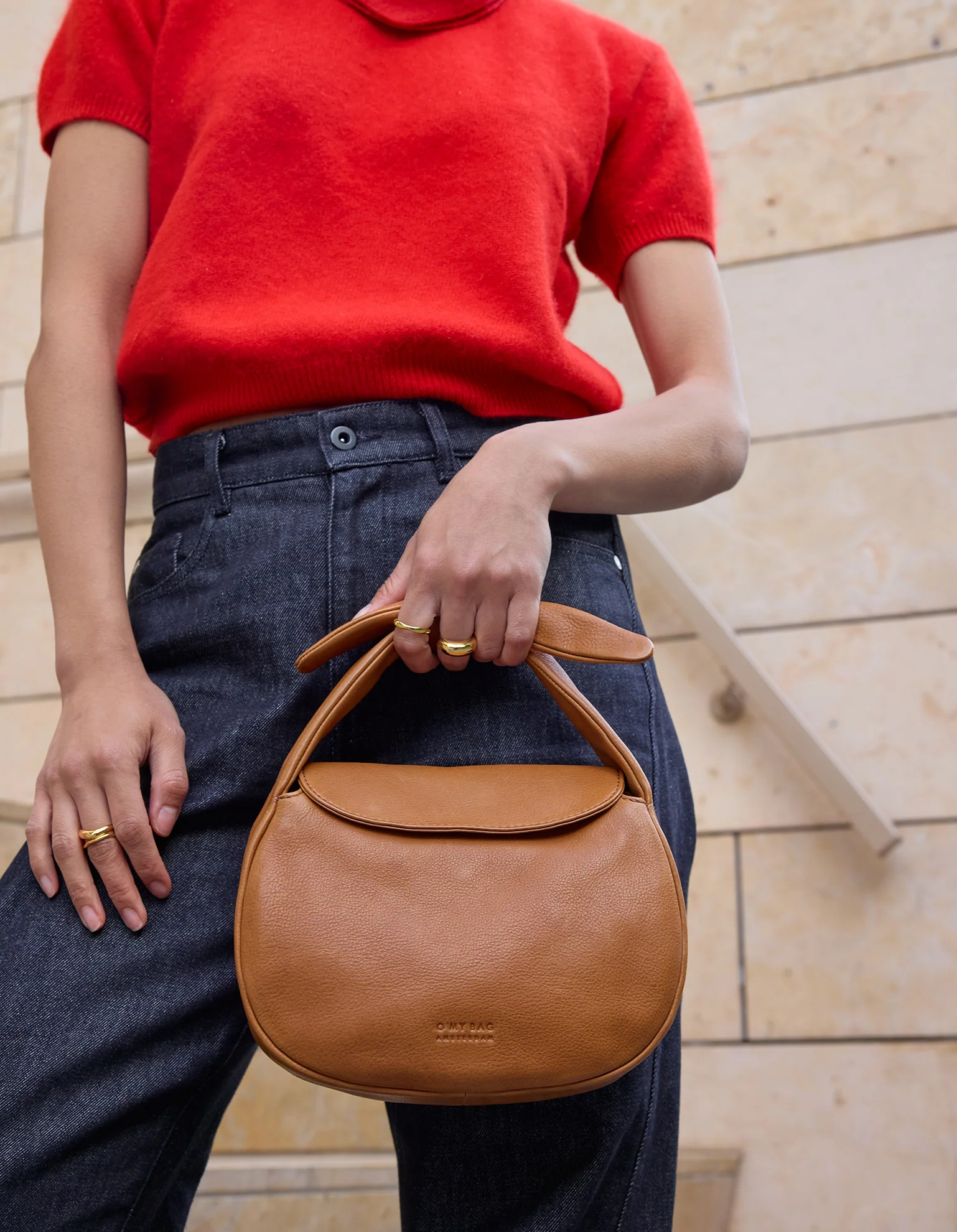 Coco Croissant - Wild Oak Soft Grain Leather - Image 10