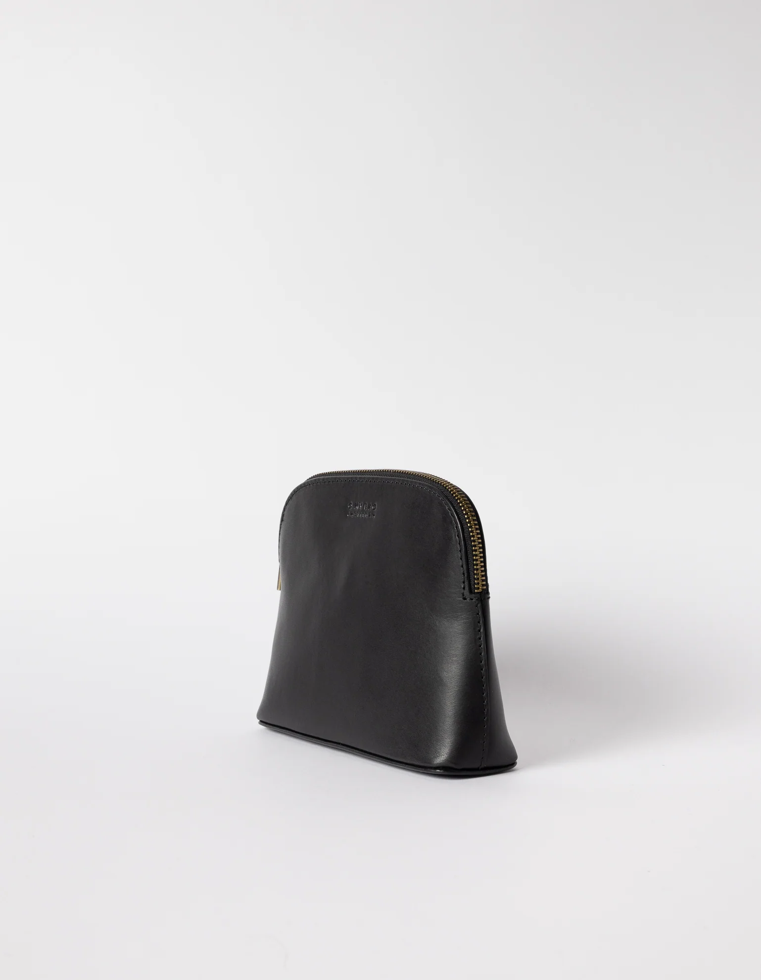 Cosmetic Bag - Black Classic Leather - Image 4