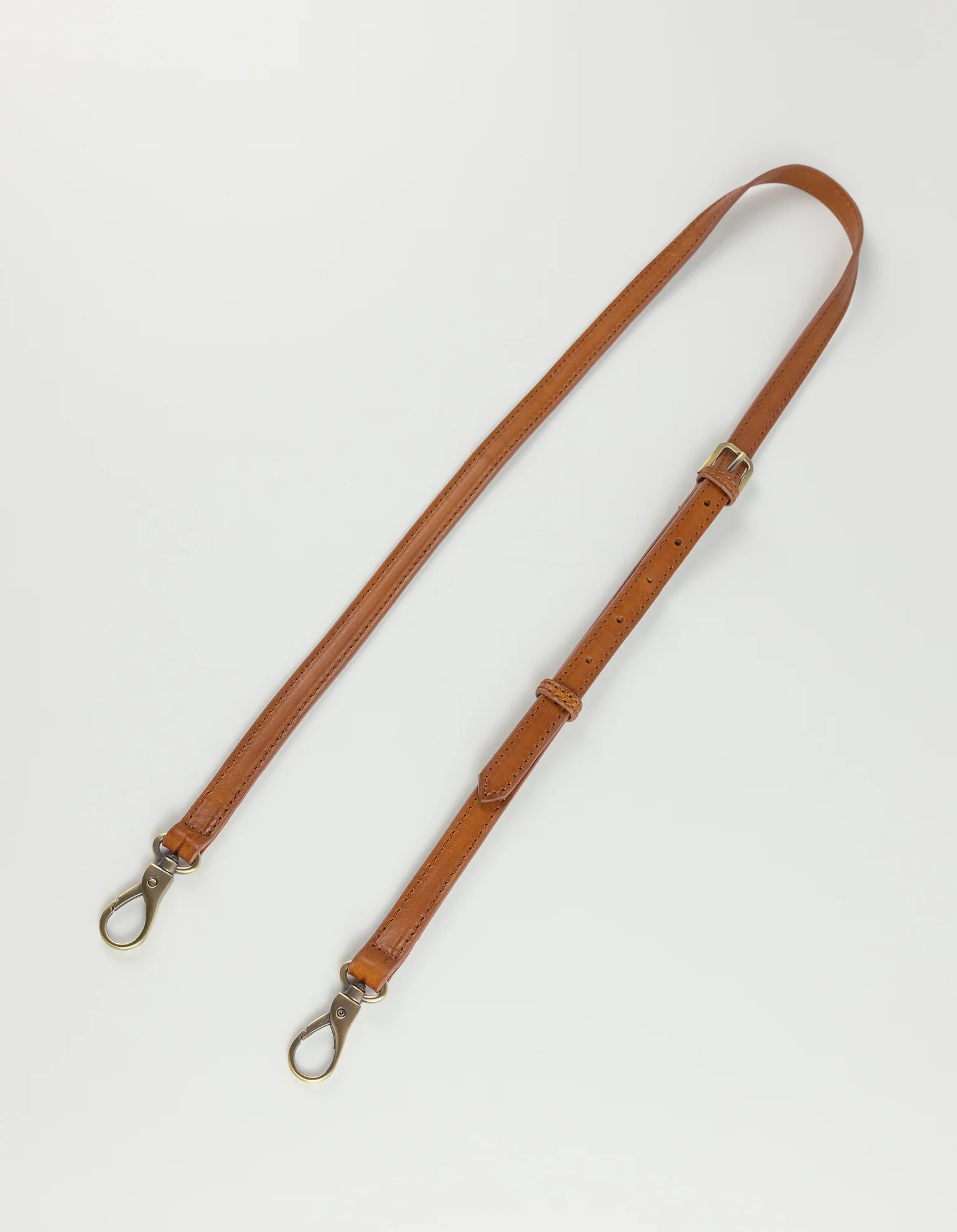 Crossbody Strap - Cognac Classic Leather