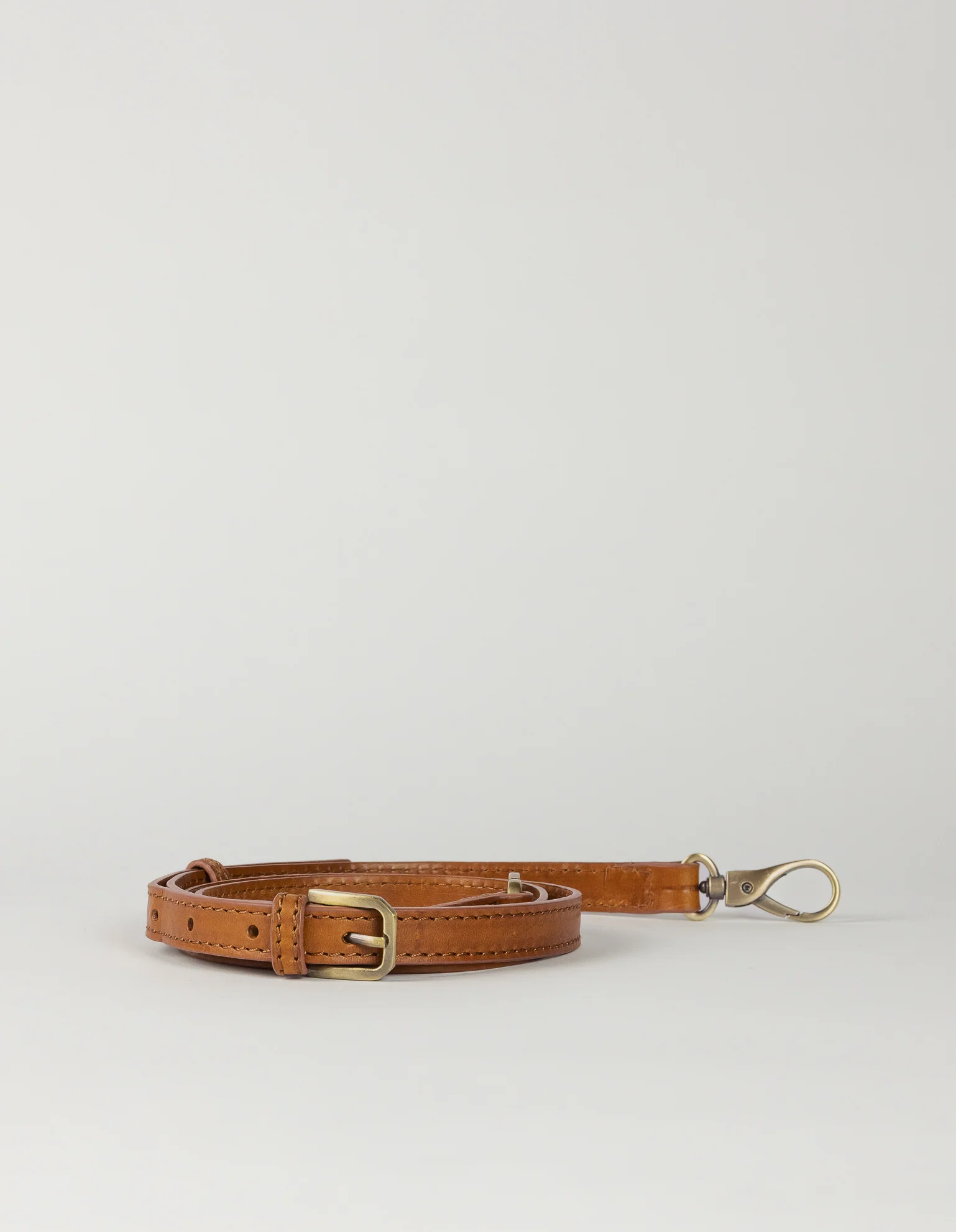 Crossbody Strap - Cognac Classic Leather - Image 2