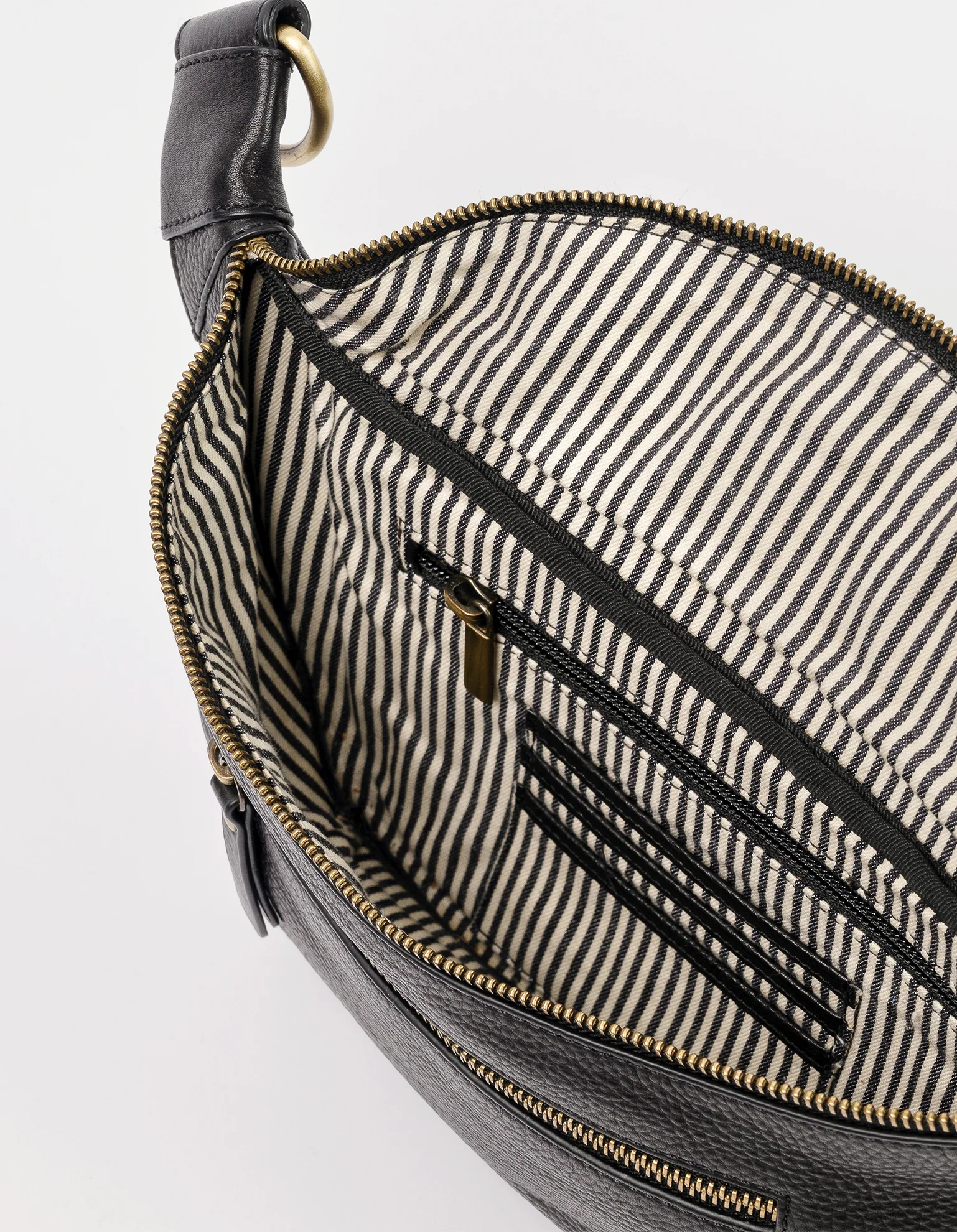 Drew Bum Bag - Black Soft Grain Leather - Image 4