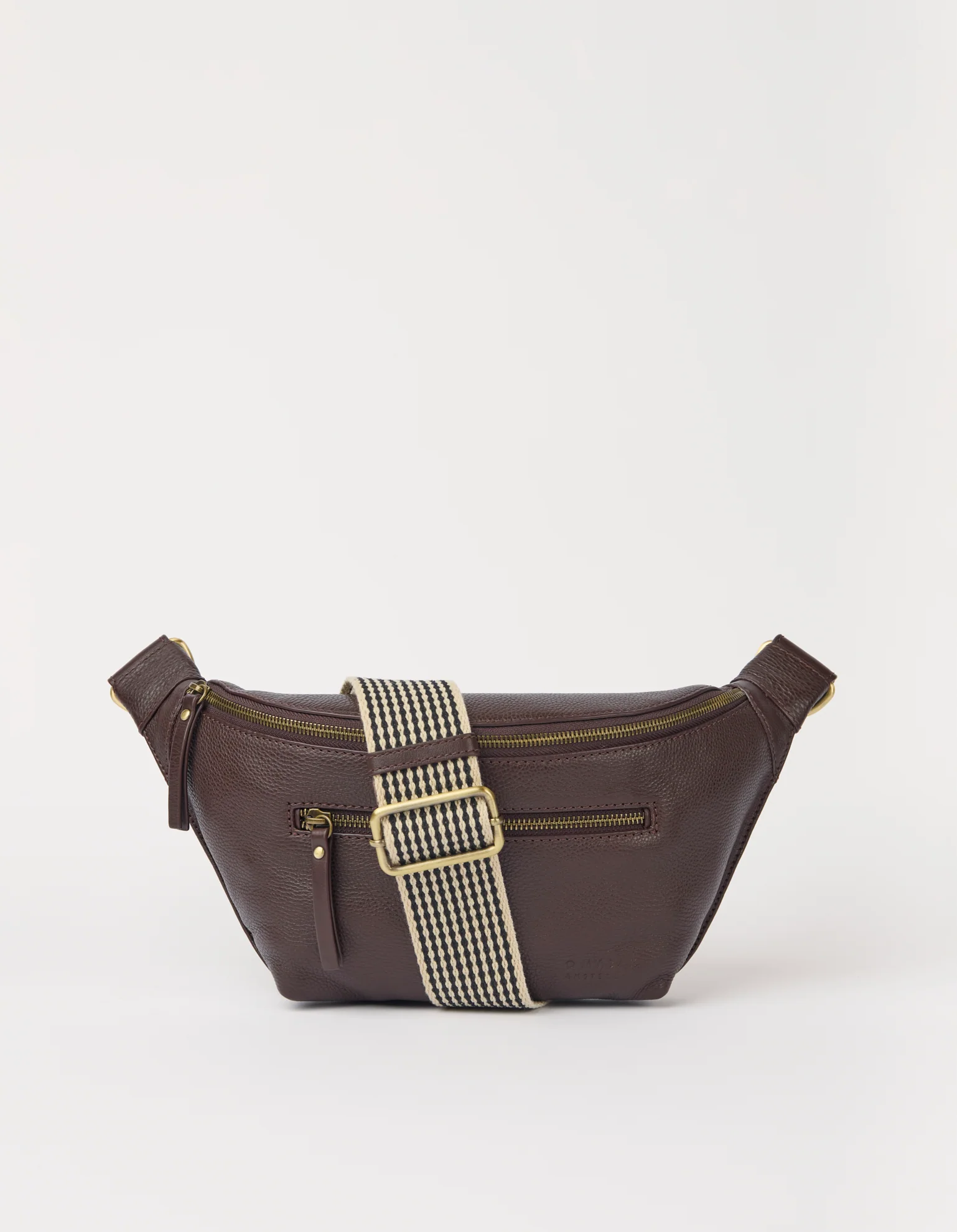 Drew Bum Bag - Chocolate Soft Grain Leather - Image 2