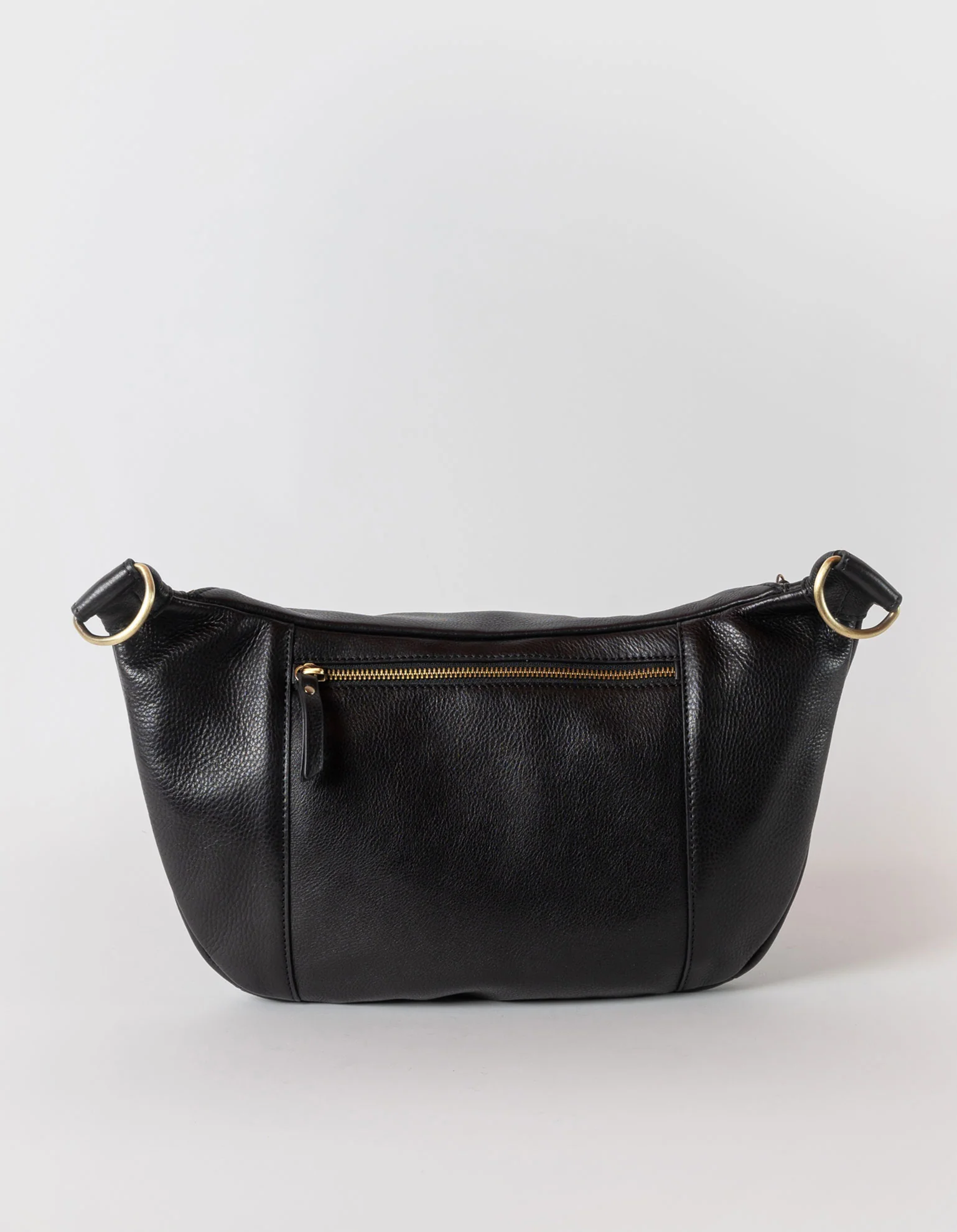 Drew Bum Bag Maxi - Black Soft Grain Leather - Image 3