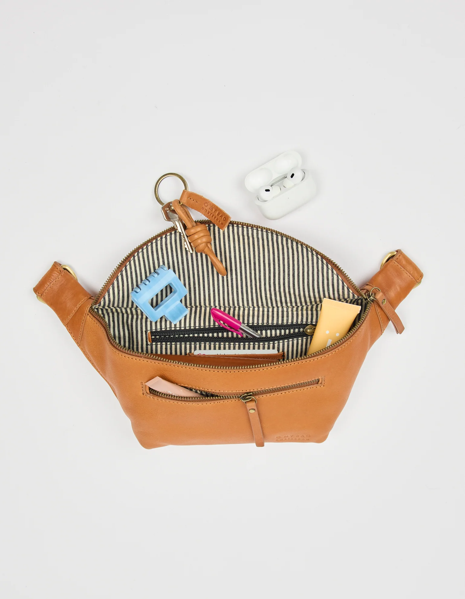 Drew Bum Bag - Wild Oak Soft Grain Leather - Image 6