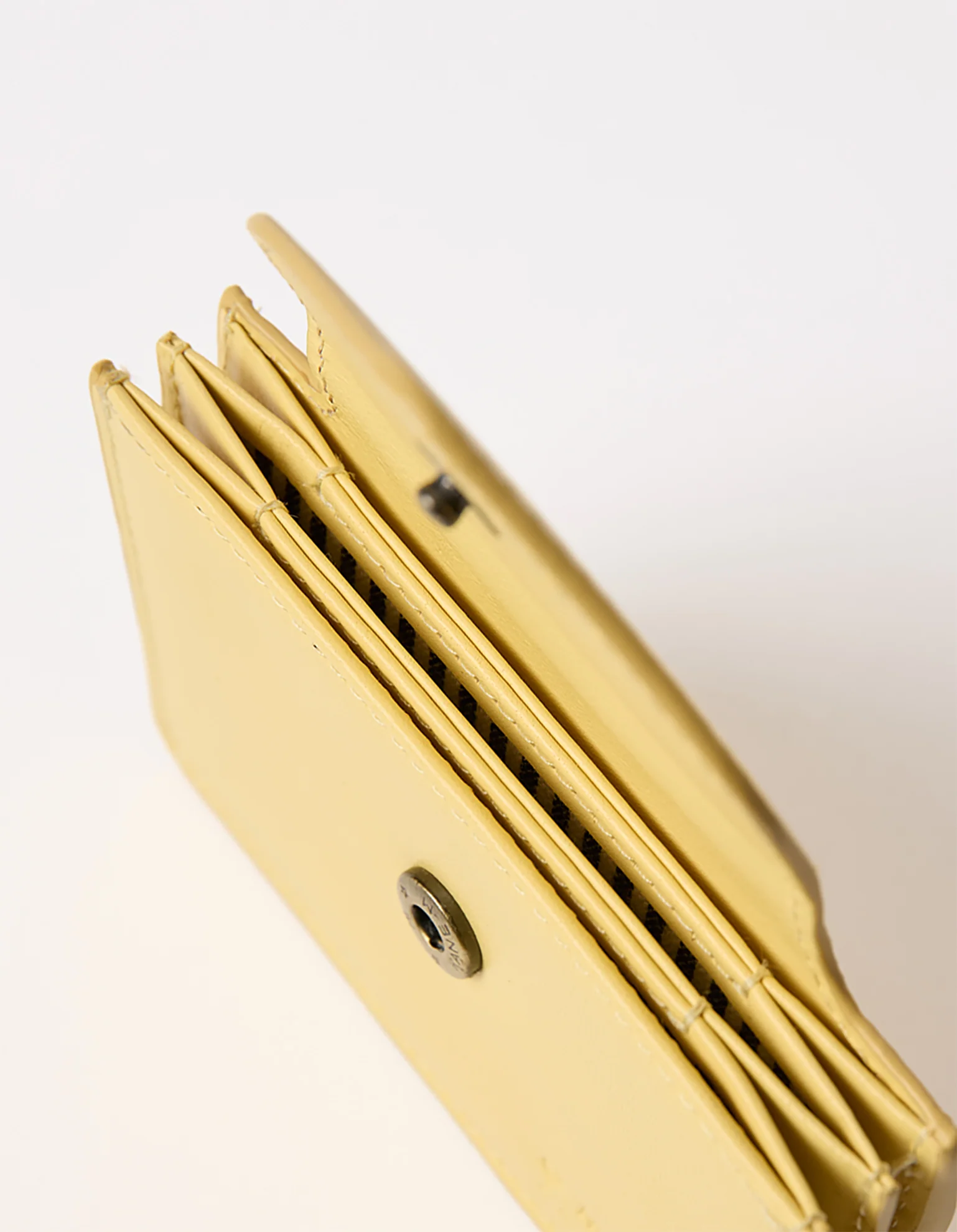 Harmonica Wallet - Butter Yellow Classic Leather - Image 3