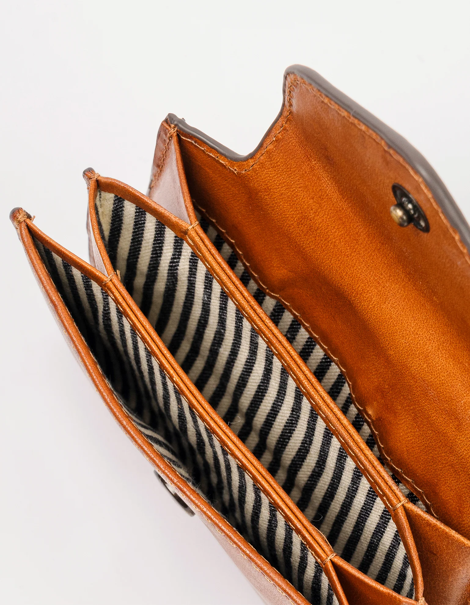 Harmonica Wallet - Cognac Classic Leather - Image 3