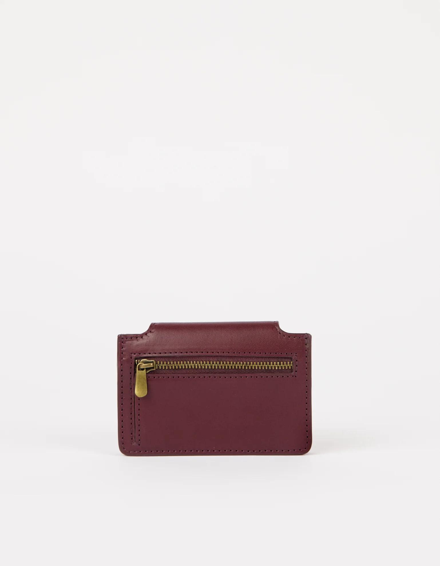 Harmonica Wallet - Dark Cherry Classic Leather - Image 3