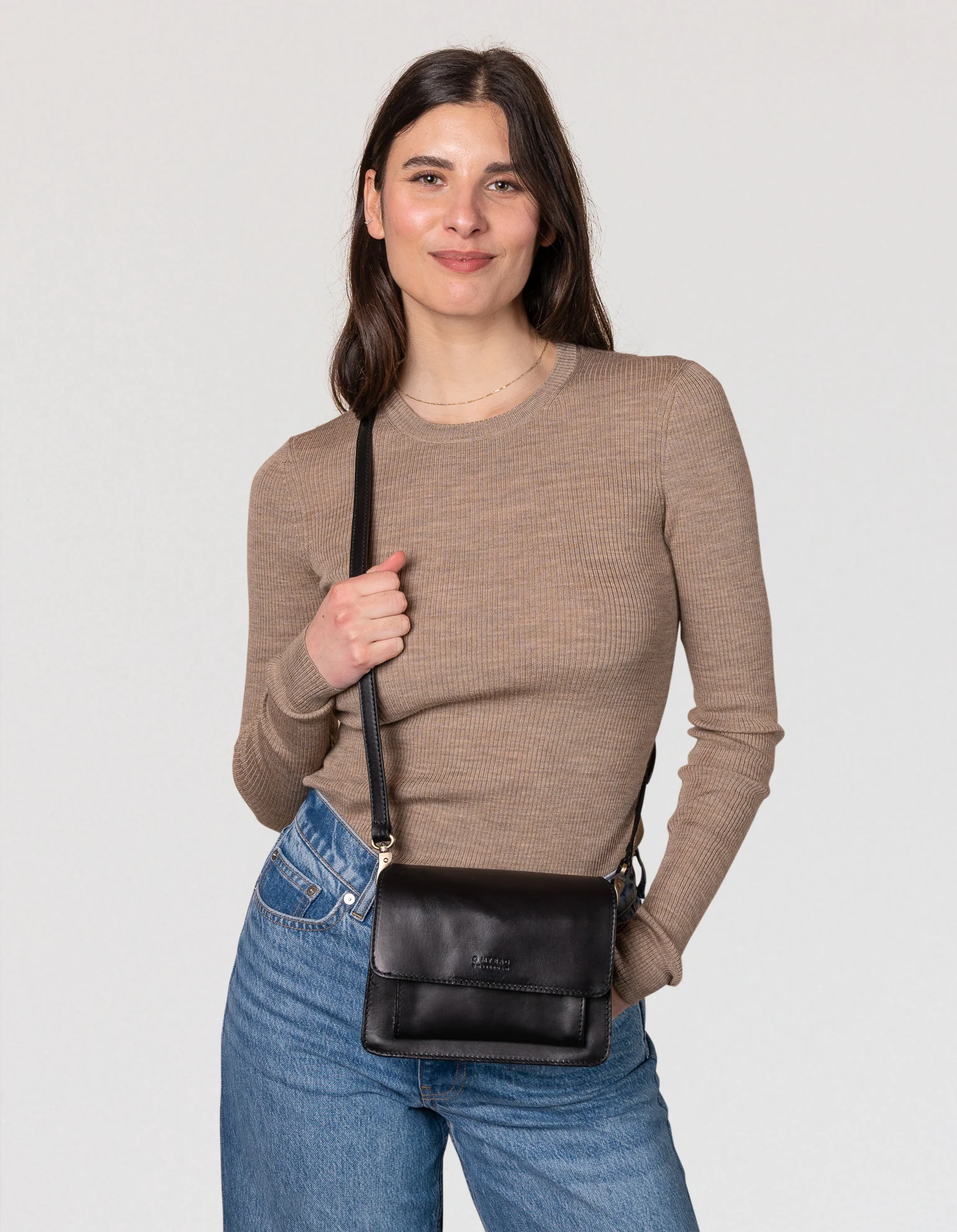 Harper Mini - Black Classic Leather - Image 7