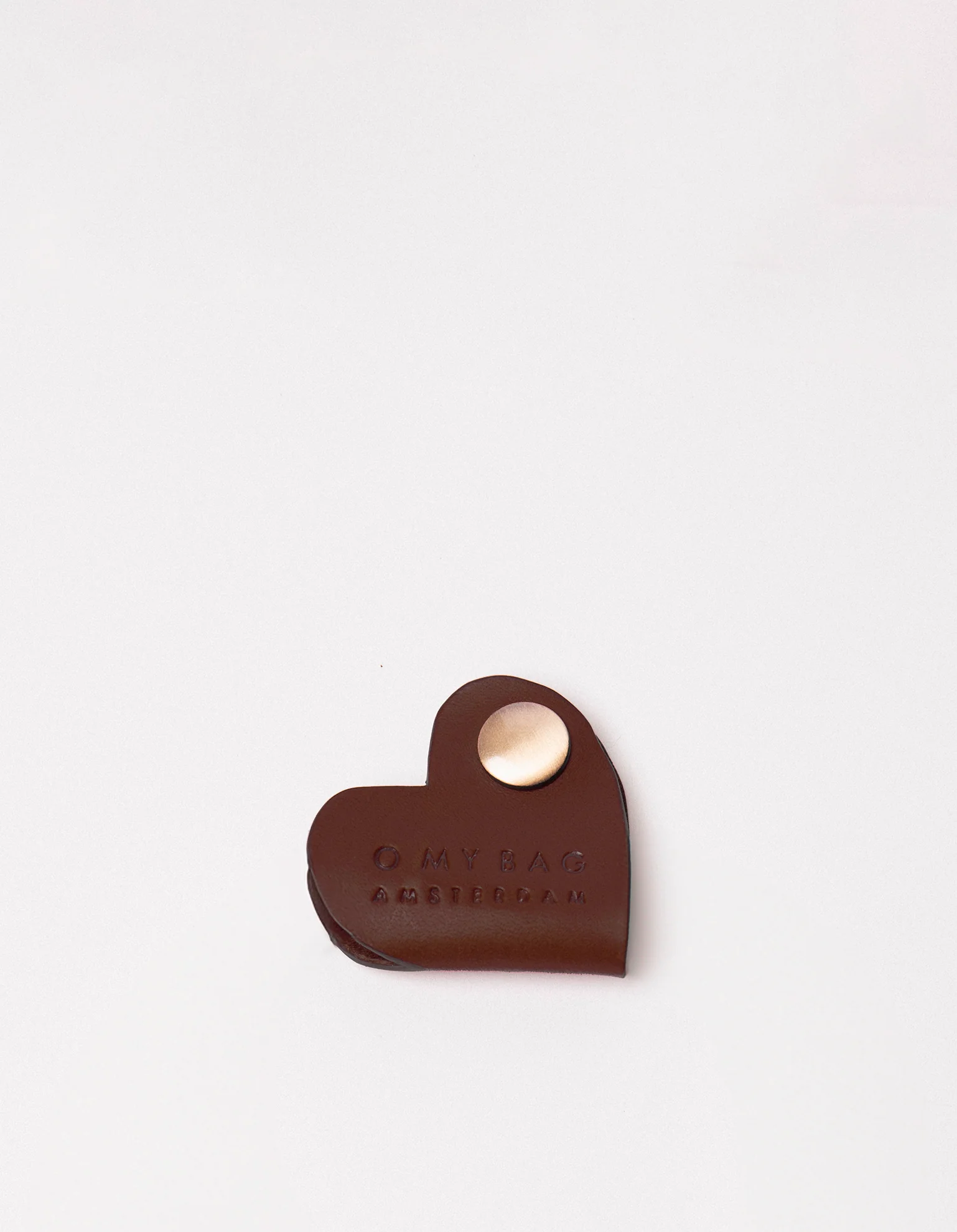 Heart Cord Taco - Chocolate Classic Leather - Image 2