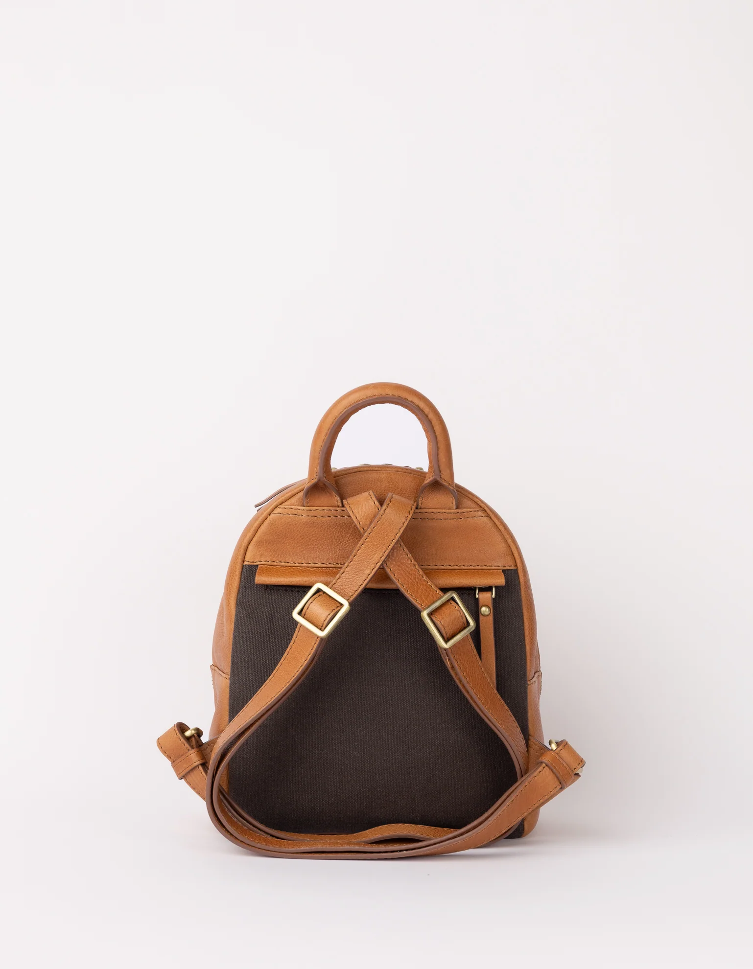 Ivy Mini Backpack - Wild Oak Soft Grain Leather - Image 3
