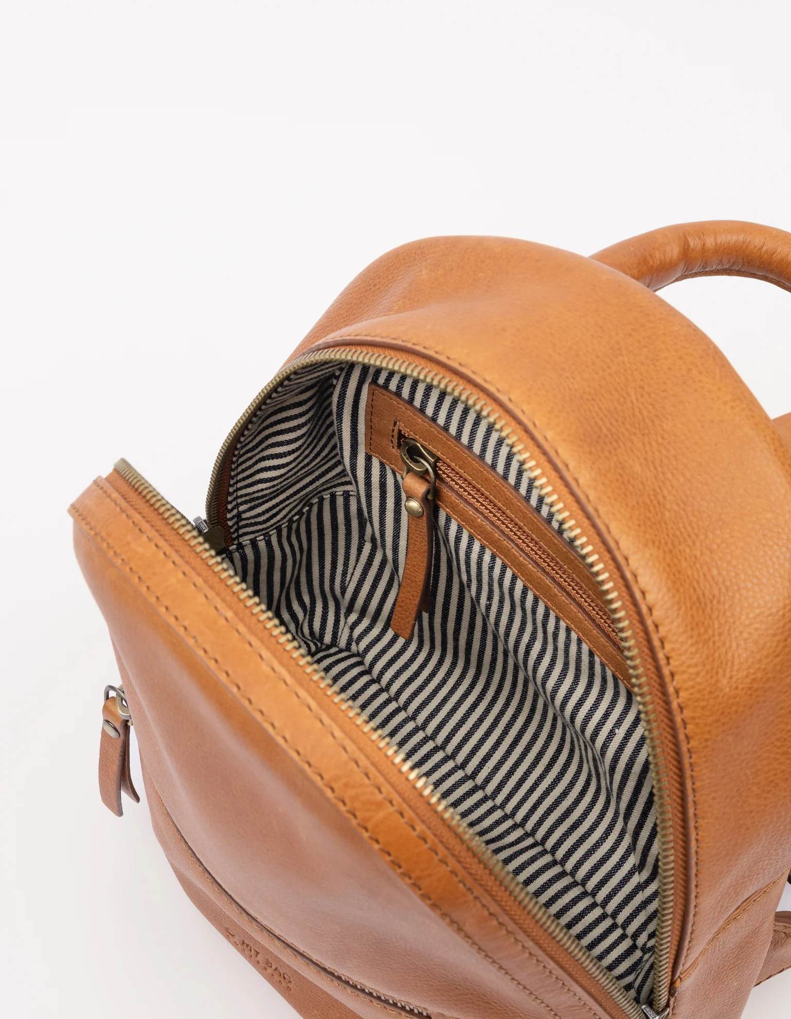 Ivy Mini Backpack - Wild Oak Soft Grain Leather - Image 4