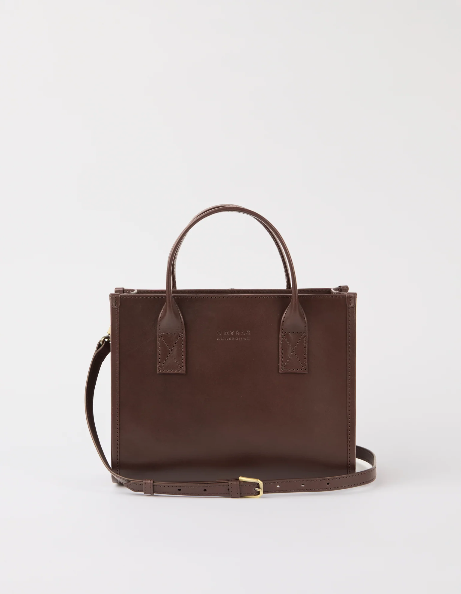 Jackie Midi + Leather Strap - Chocolate Classic Leather - Image 3