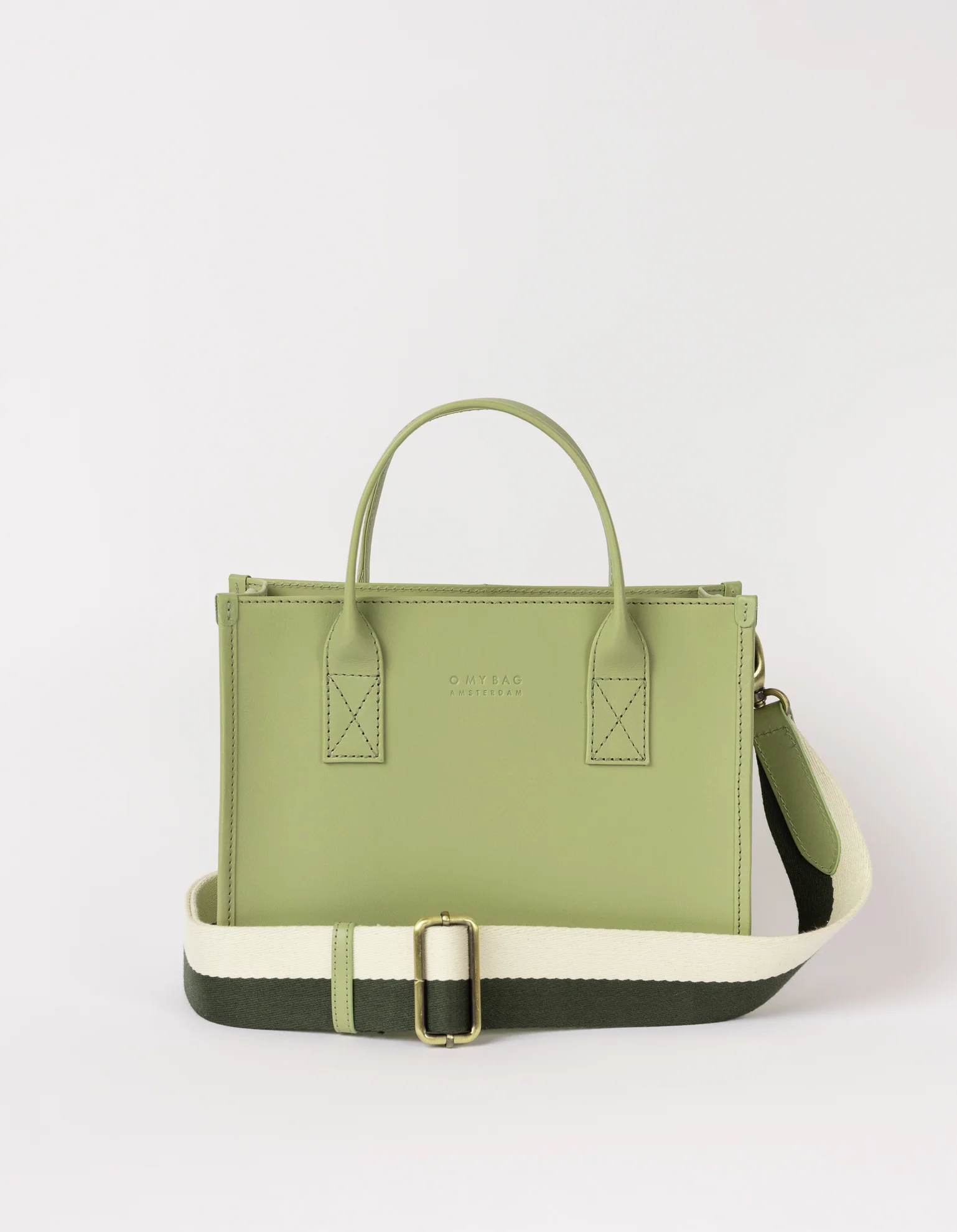 Jackie Midi - Tea Green Classic Leather - Image 3