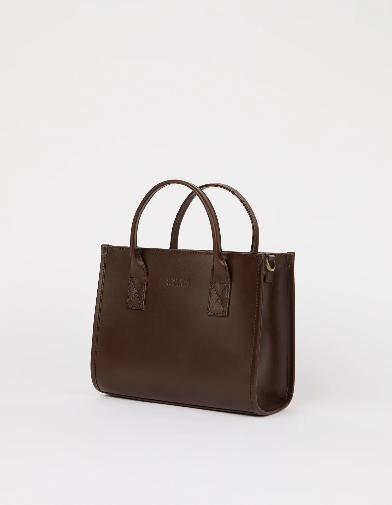 Jackie Midi + Webbing Strap - Chocolate Classic Leather - Image 4