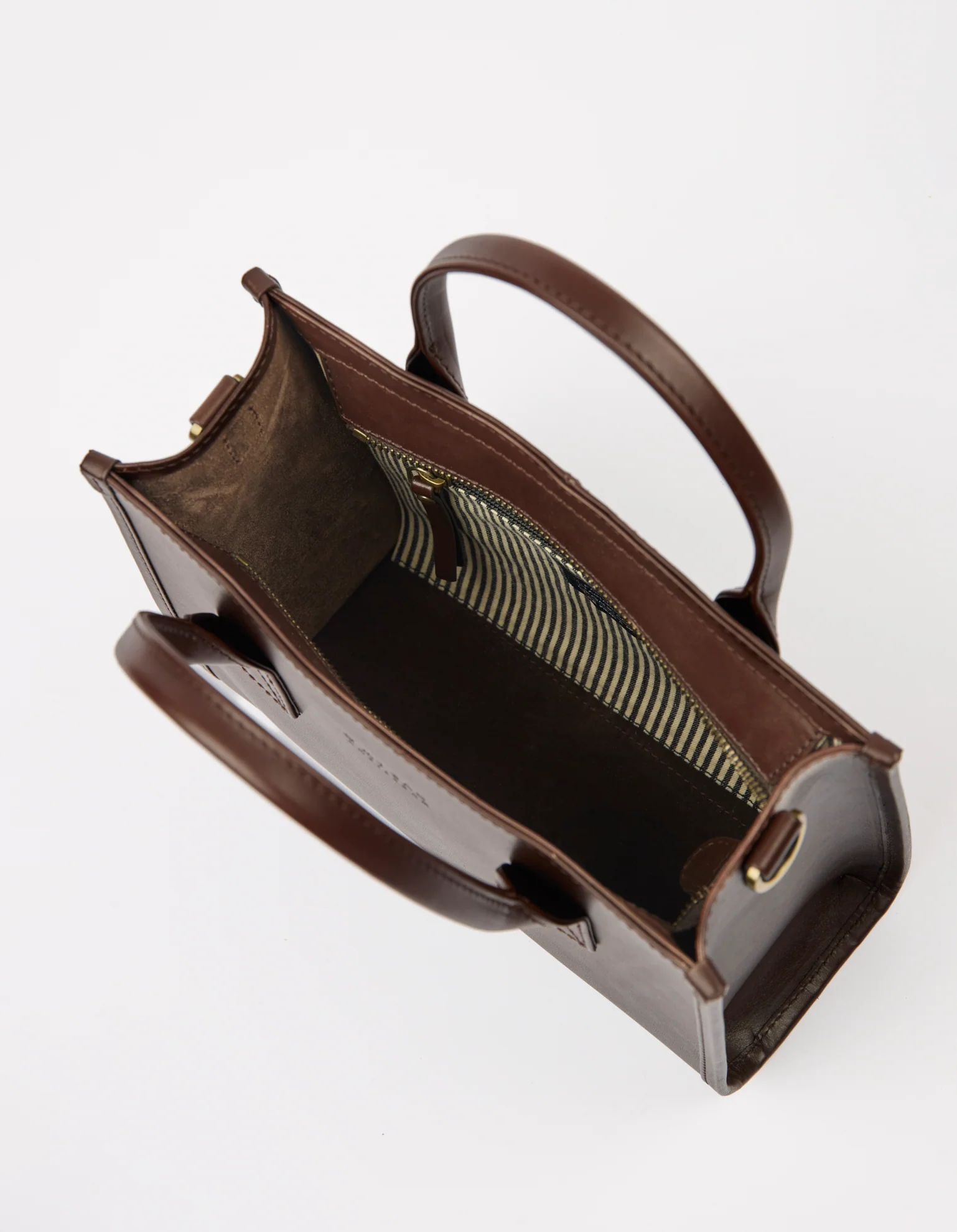 Jackie Midi + Webbing Strap - Chocolate Classic Leather - Image 5