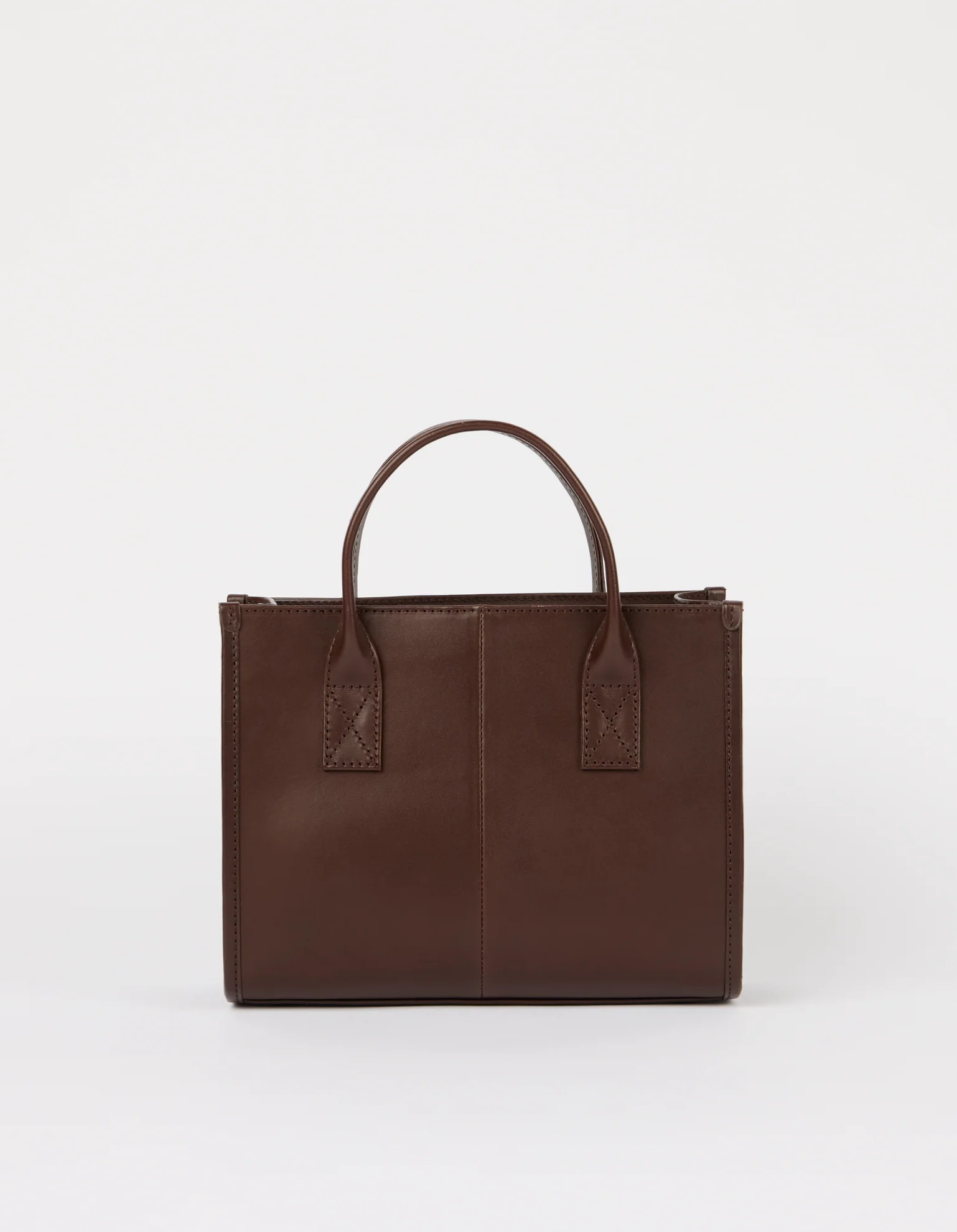 Jackie Midi + Webbing Strap - Chocolate Classic Leather - Image 6