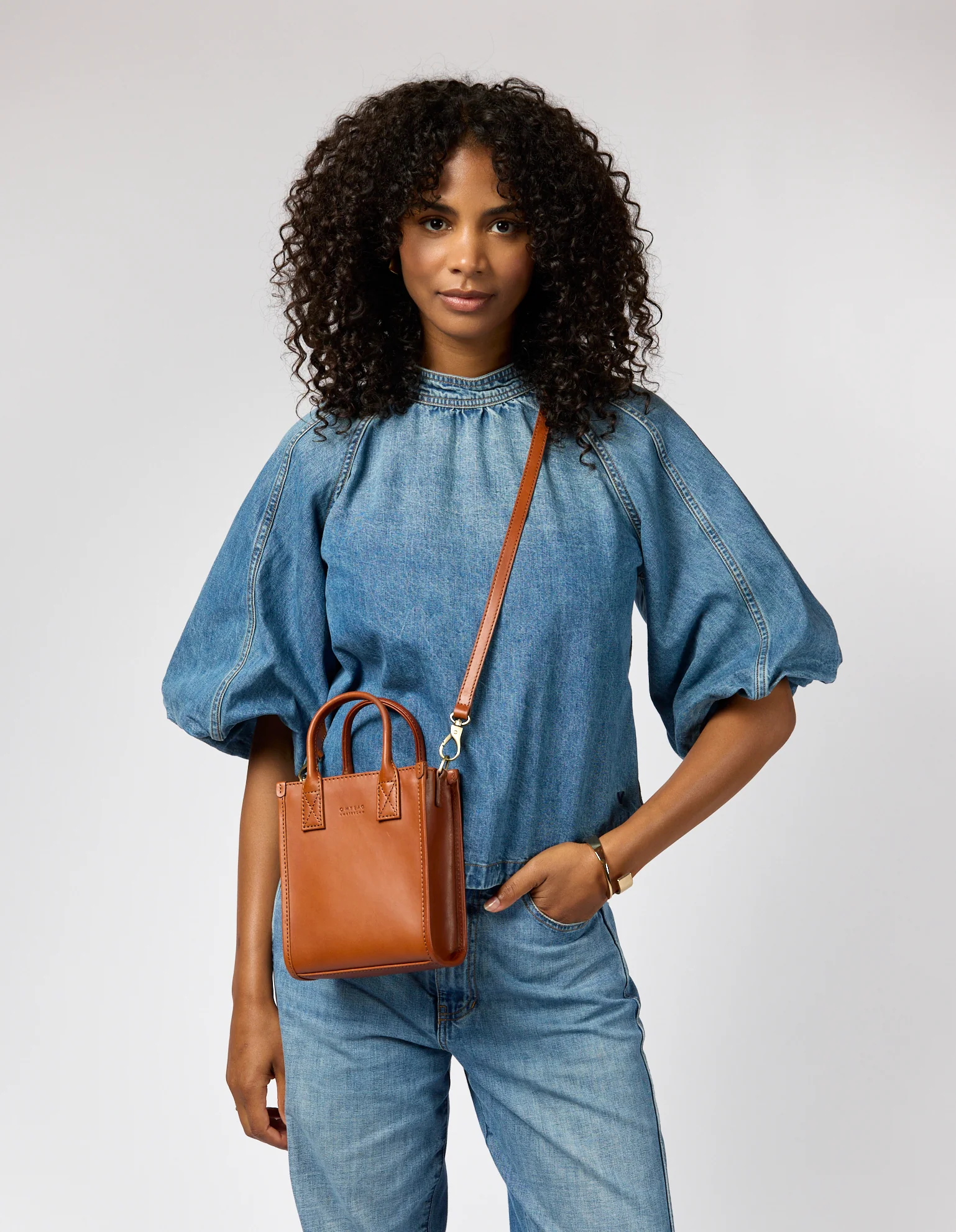 Jackie Mini - Cognac Classic Leather - Image 6