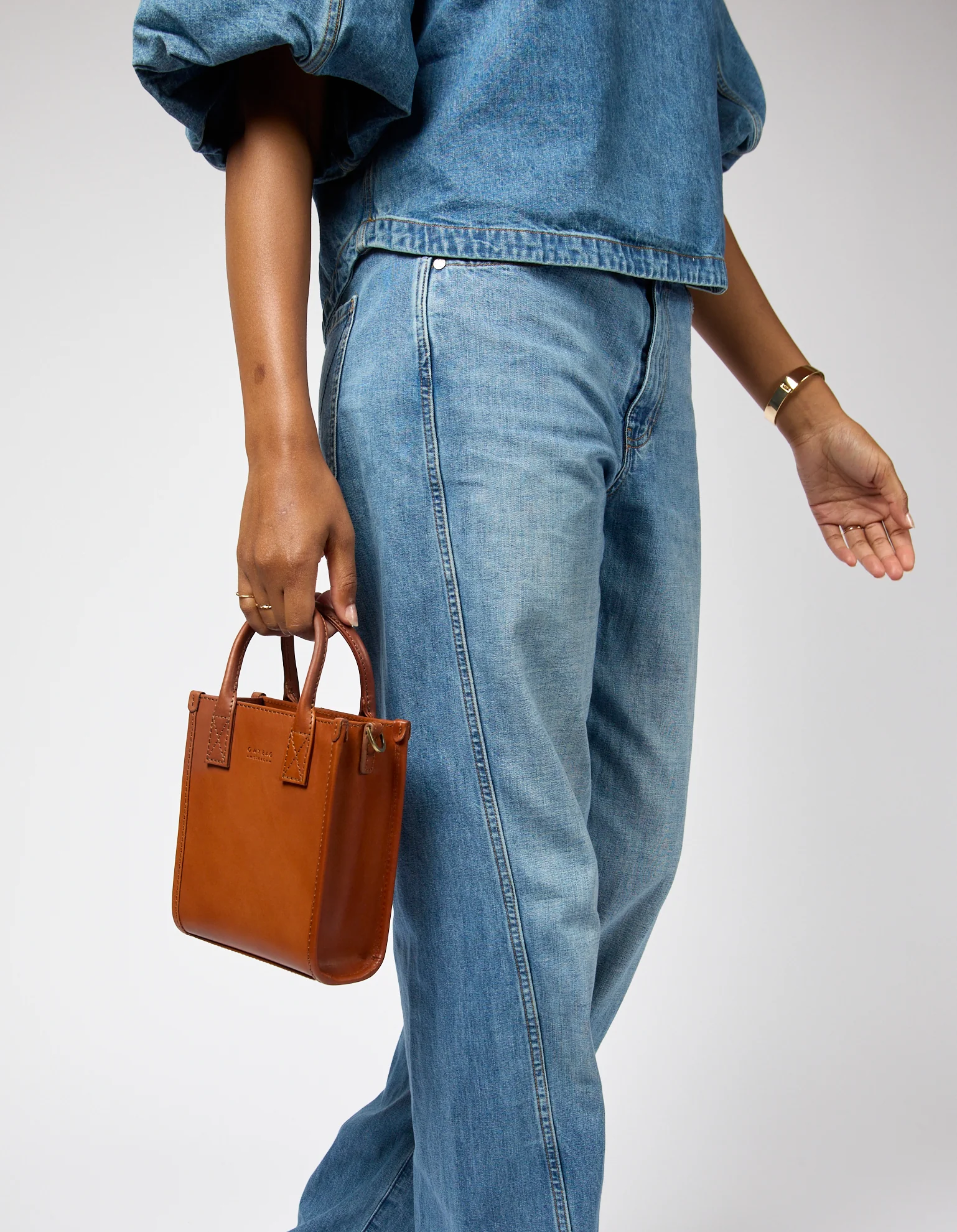 Jackie Mini - Cognac Classic Leather - Image 8