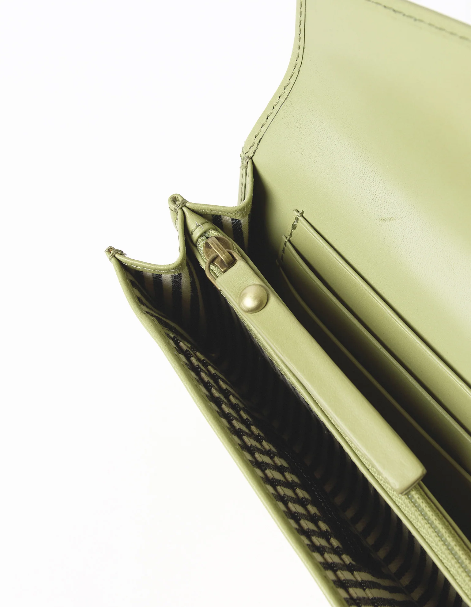 Jo's Purse - Tea Green Classic Leather - Image 3