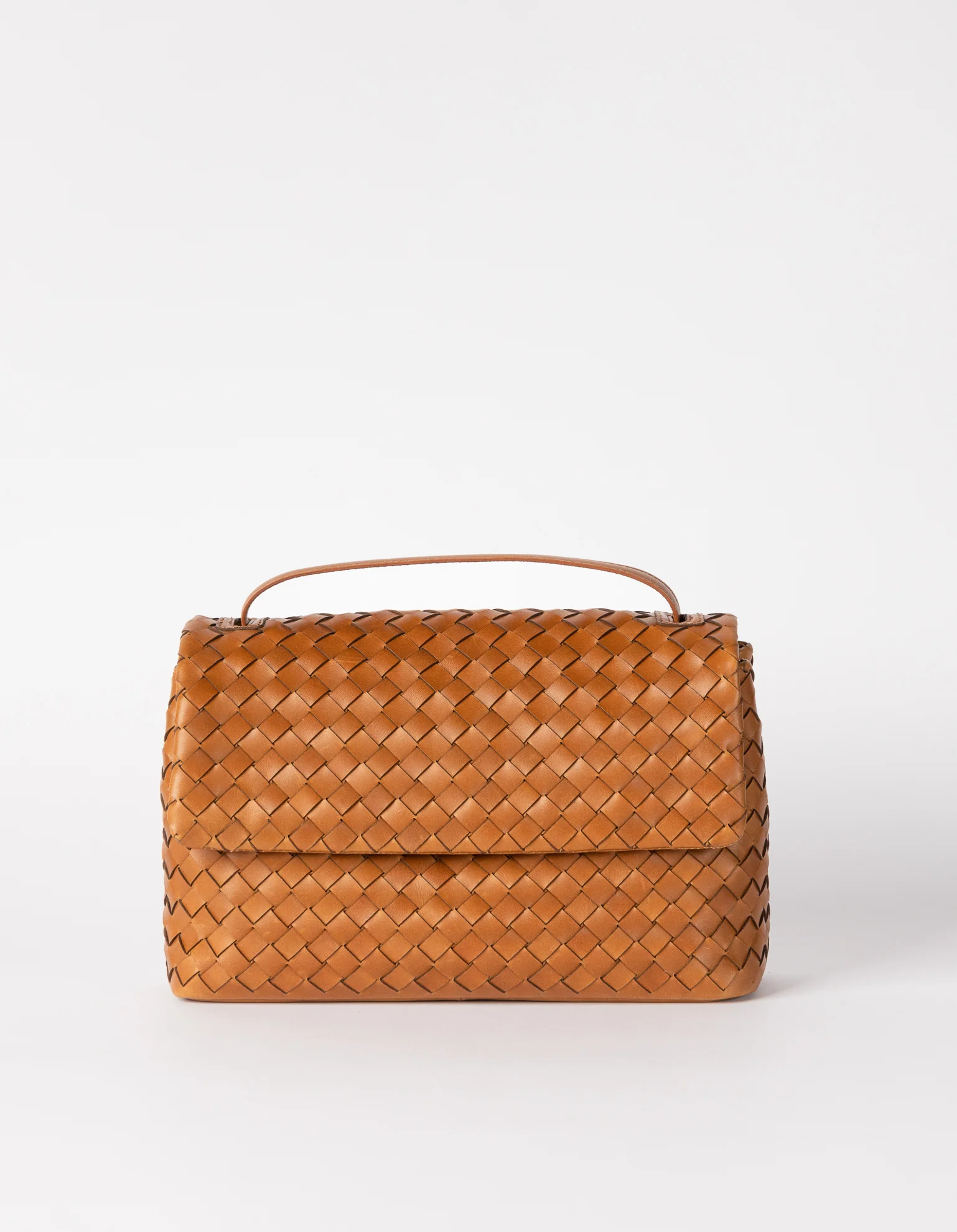 Kenzie - Cognac Woven Classic Leather - Image 2