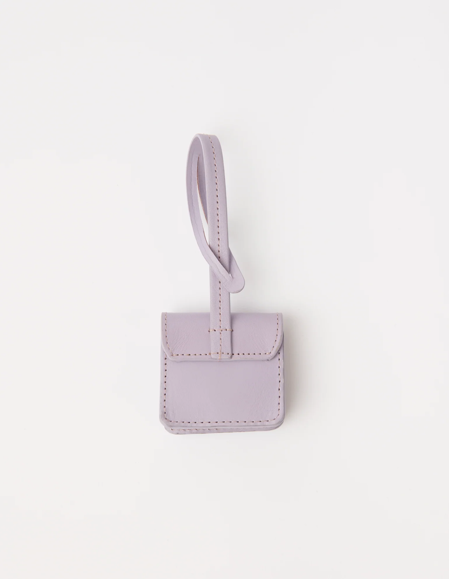 Harper Bag Charm - Lavender Classic Leather - Image 2
