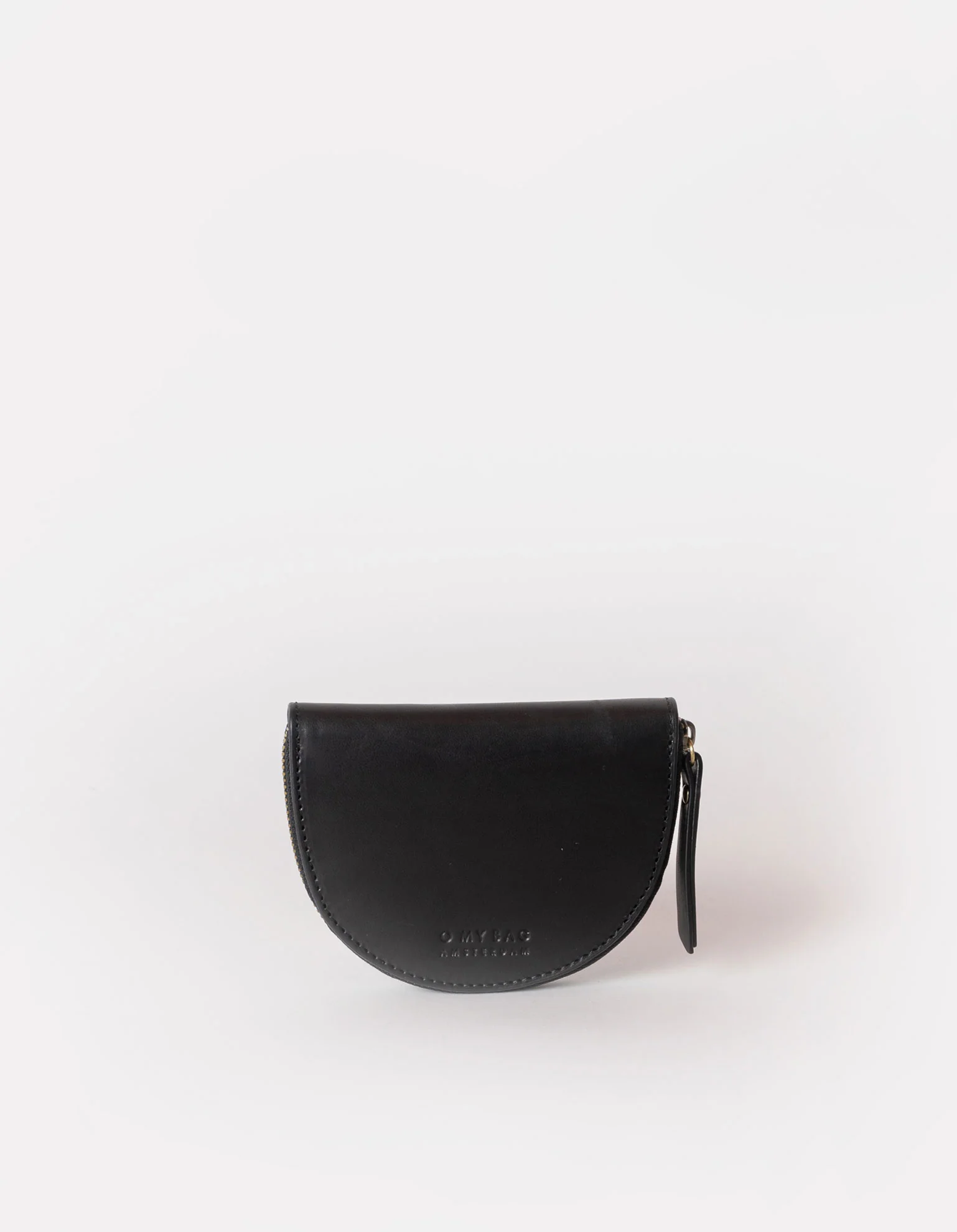 Laura Coin Purse - Black Classic Leather