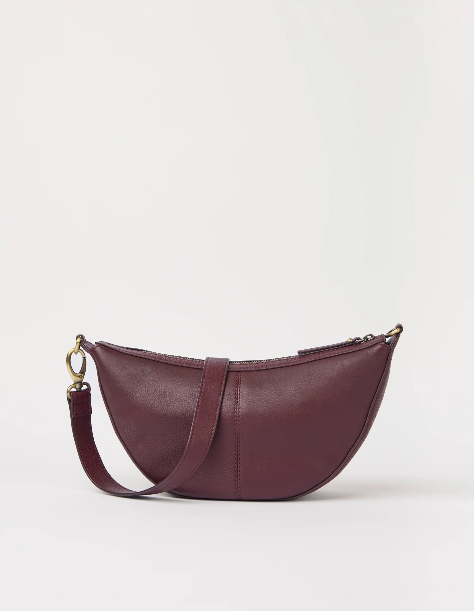 Leo Midi - Dark Cherry Soft Grain Leather - Image 3