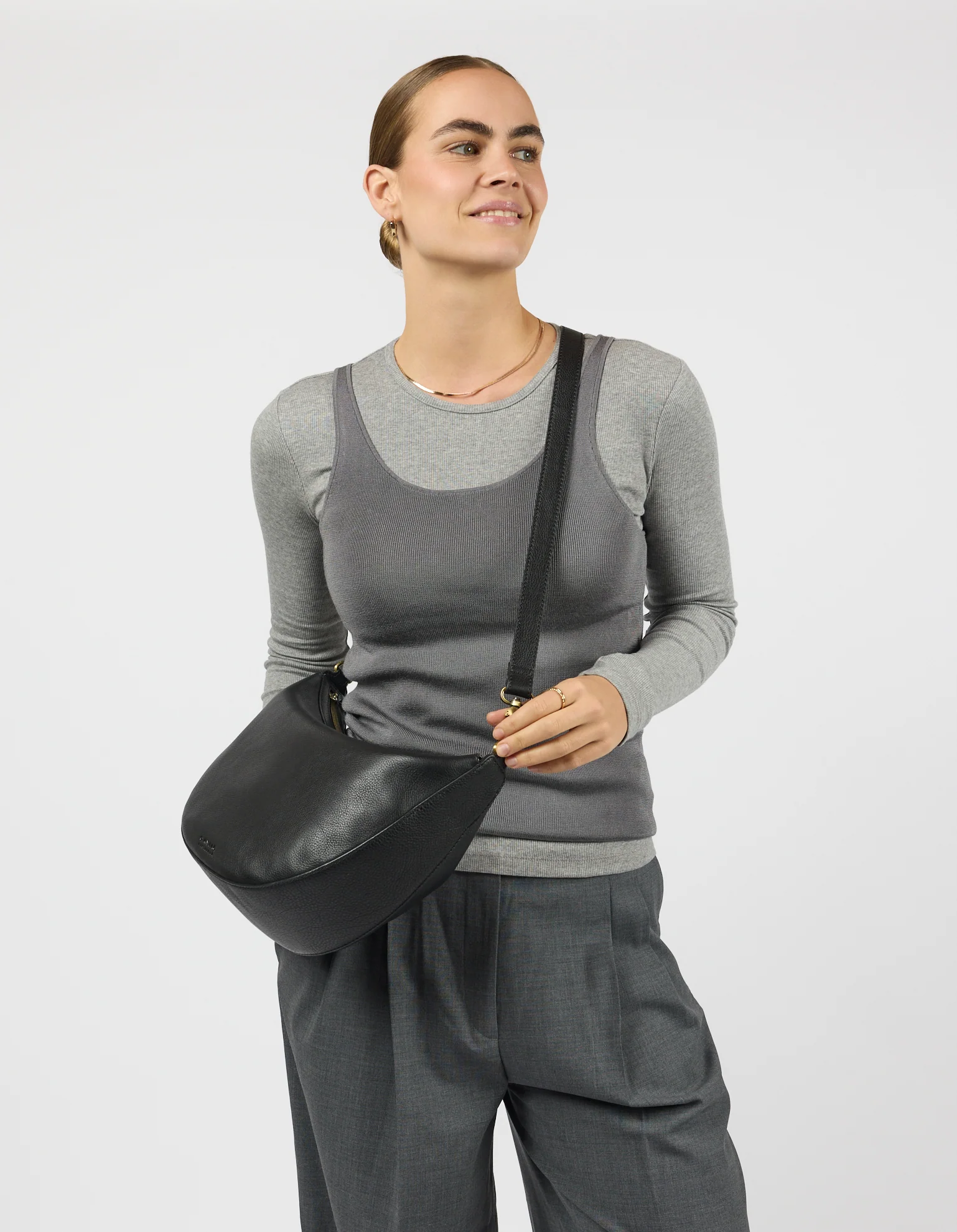 Leo Maxi - Black Soft Grain Leather - Image 6