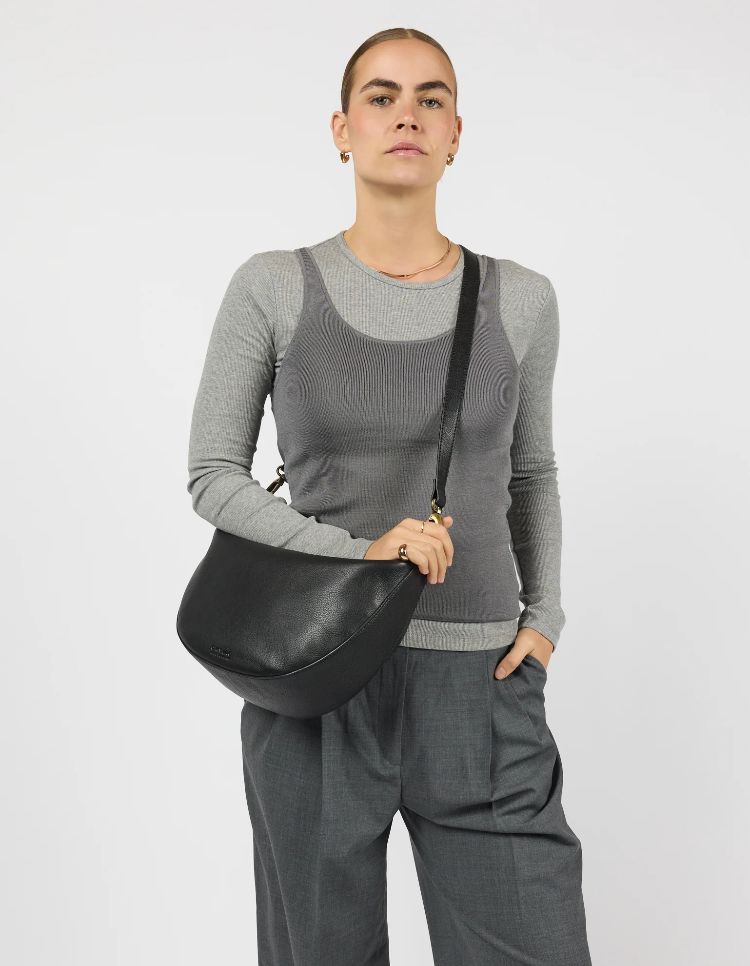 Leo Maxi - Black Soft Grain Leather - Image 8