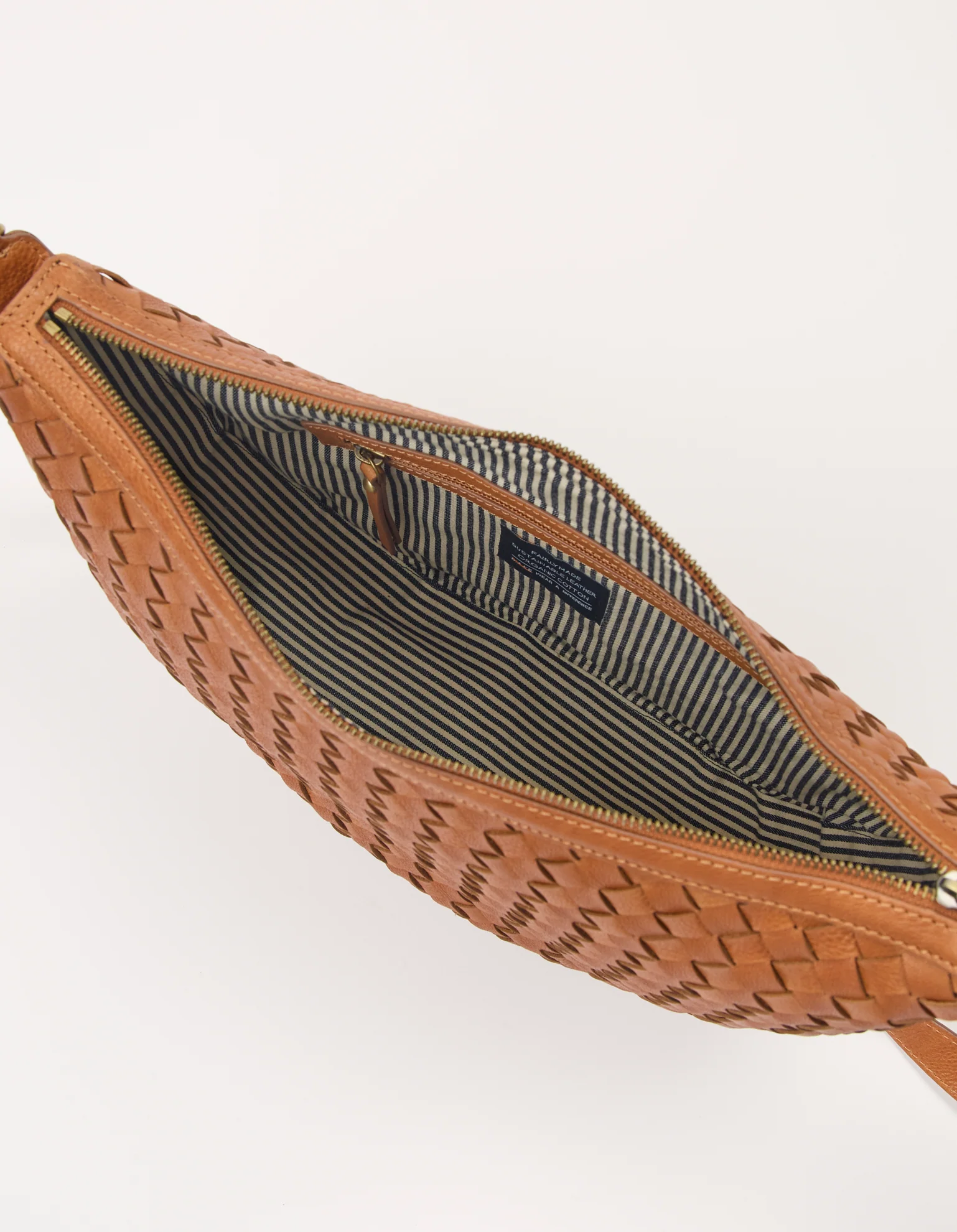 Leo Maxi - Wild Oak Woven Soft Grain Leather - Image 3