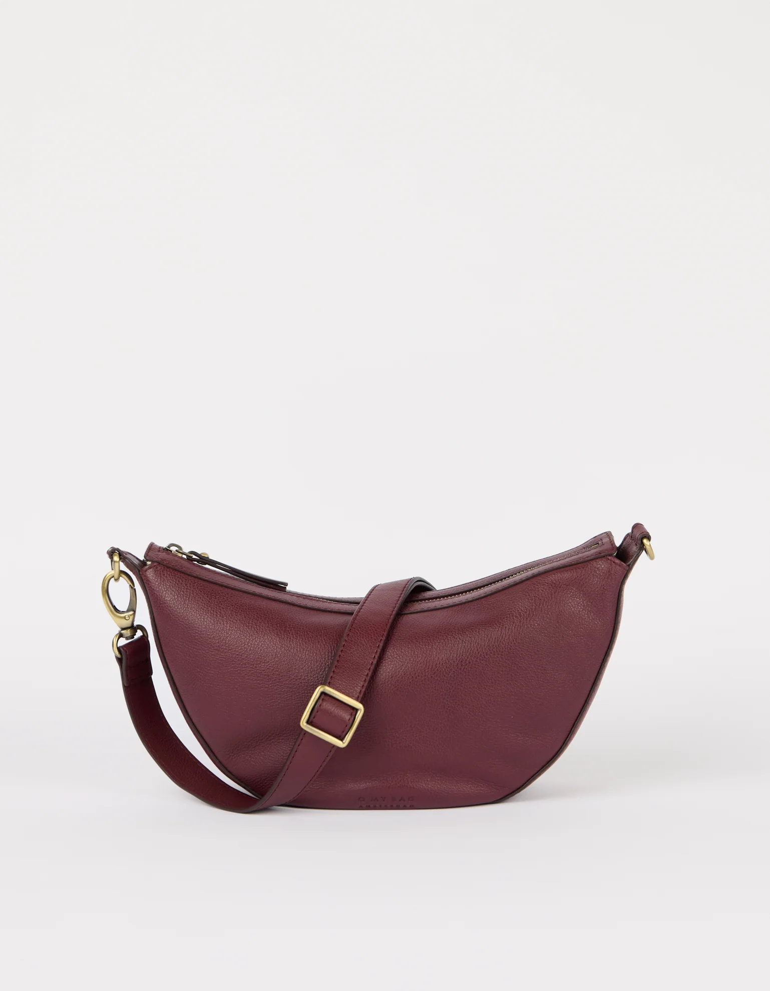 Leo Midi Twisted Handle - Dark Cherry Soft Grain Leather - Image 5