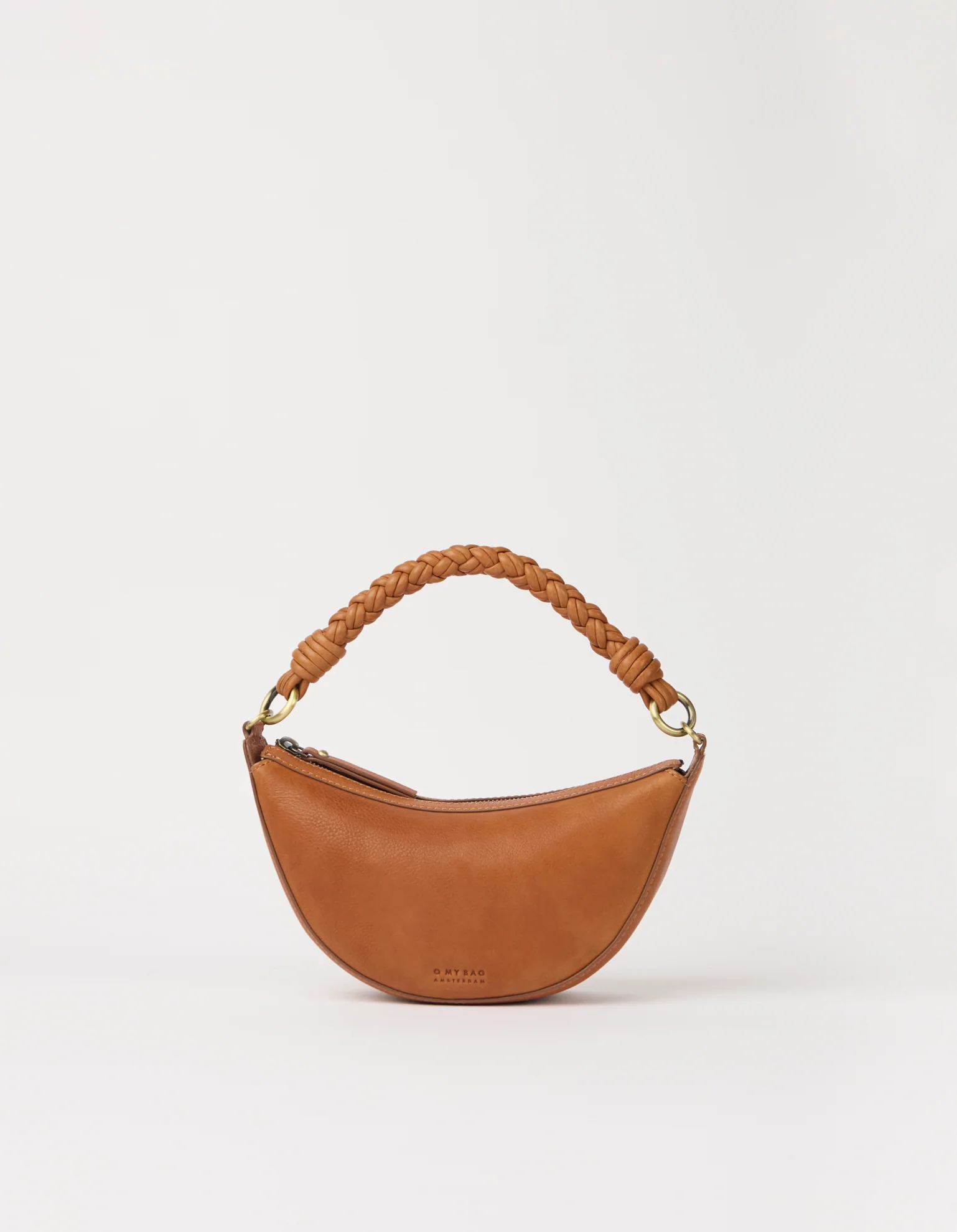 Leo Mini Twisted Handle - Wild Oak Soft Grain Leather - Image 2