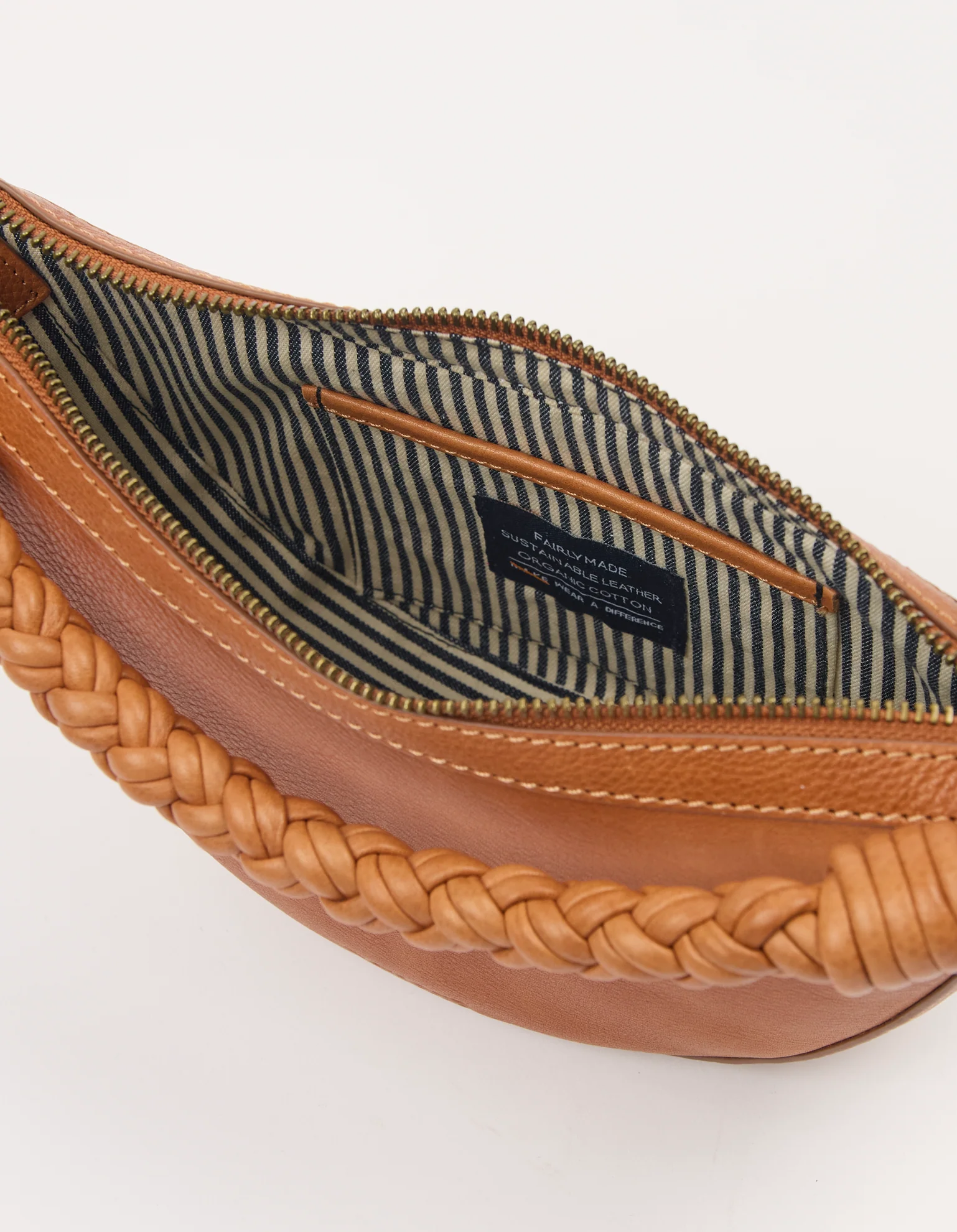 Leo Mini Twisted Handle - Wild Oak Soft Grain Leather - Image 5