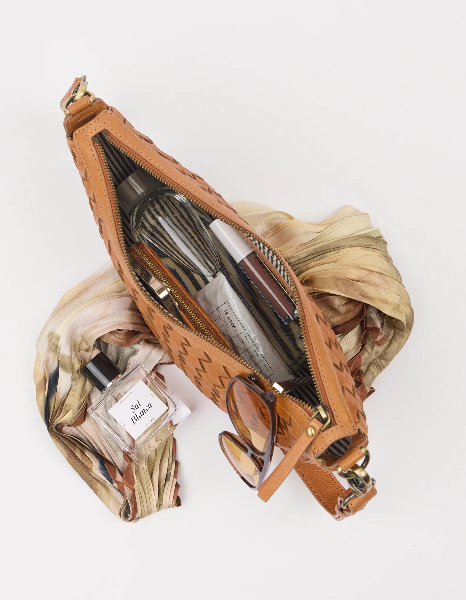 Leo Midi - Wild Oak Woven Soft Grain Leather - Image 4