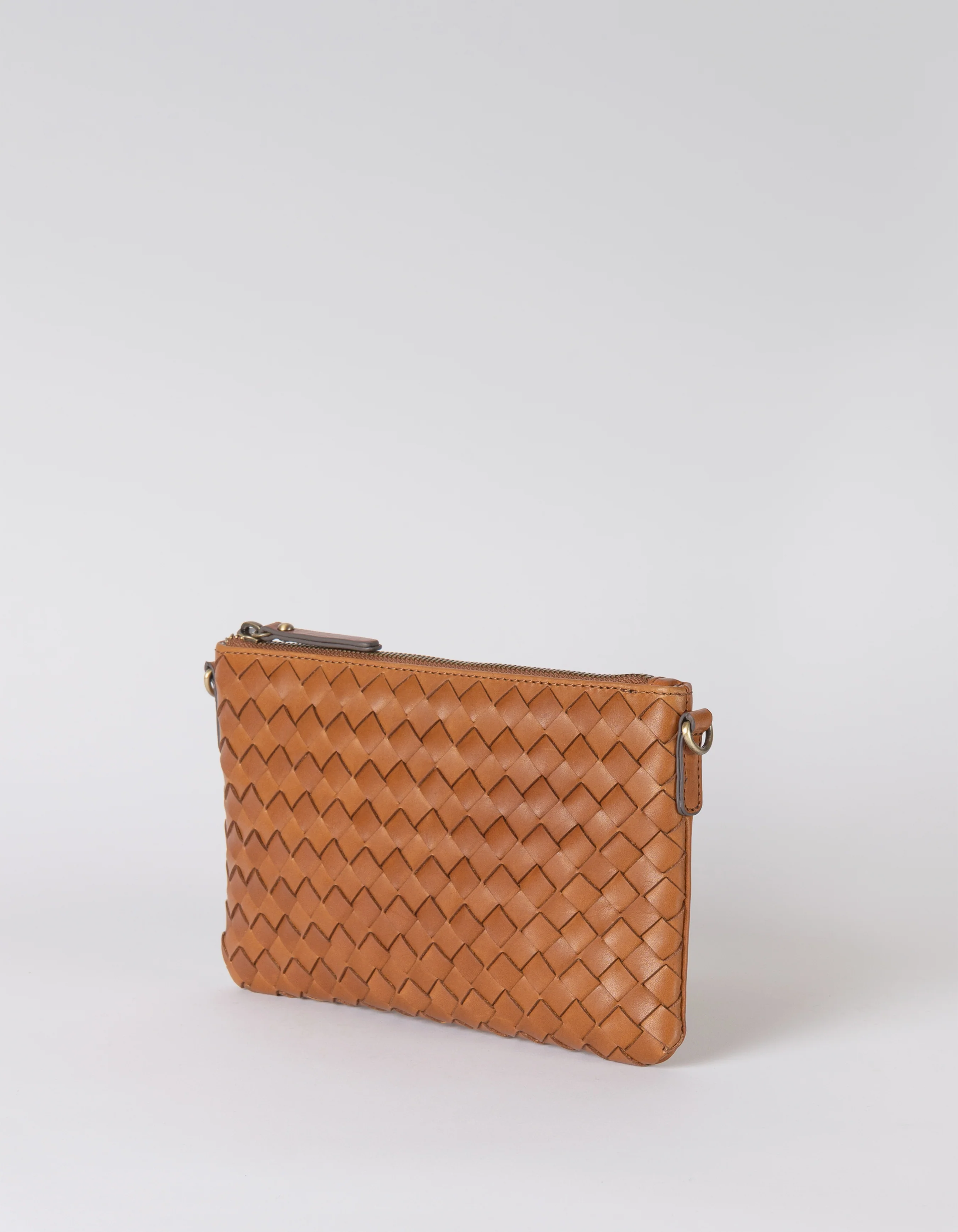 Lexi -  Cognac Woven Classic Leather - Image 3