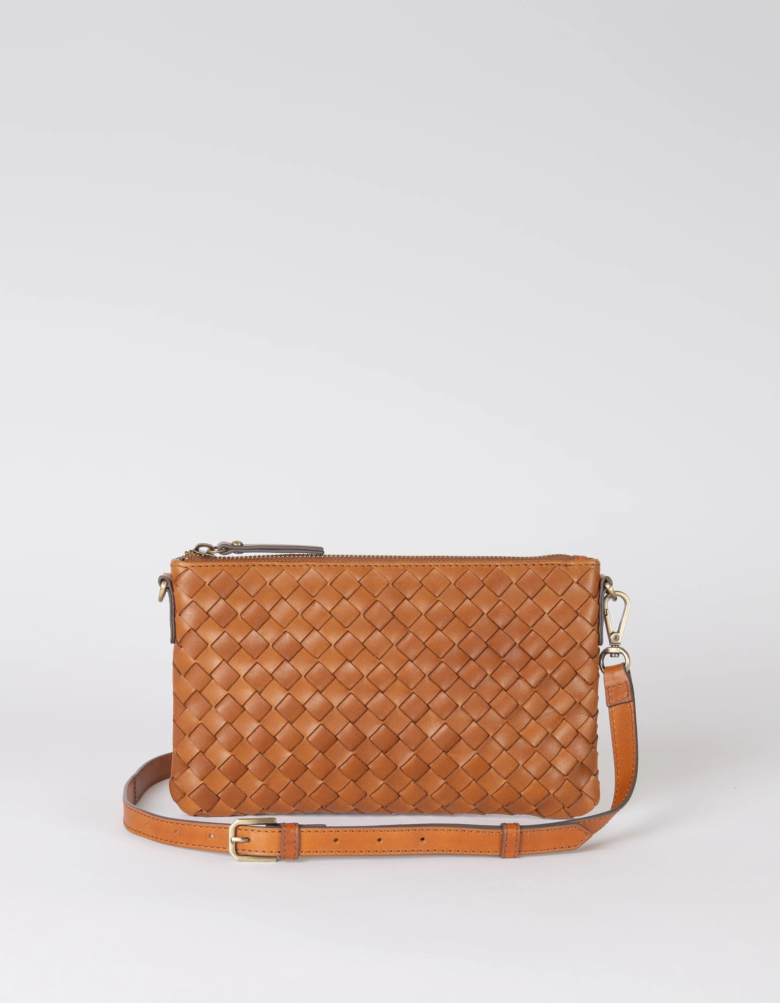 Lexi -  Cognac Woven Classic Leather - Image 4