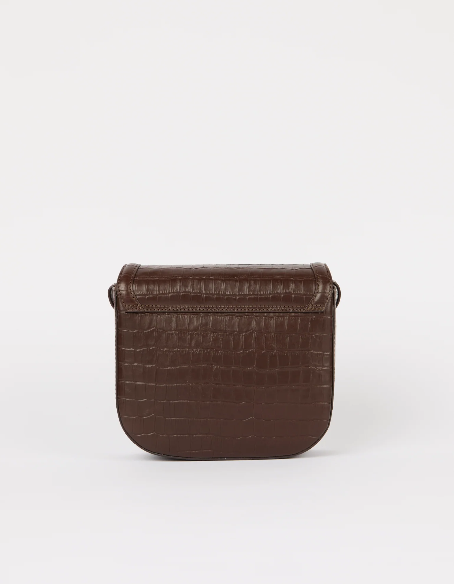 Nina - Chocolate Croco Print Leather - Image 5