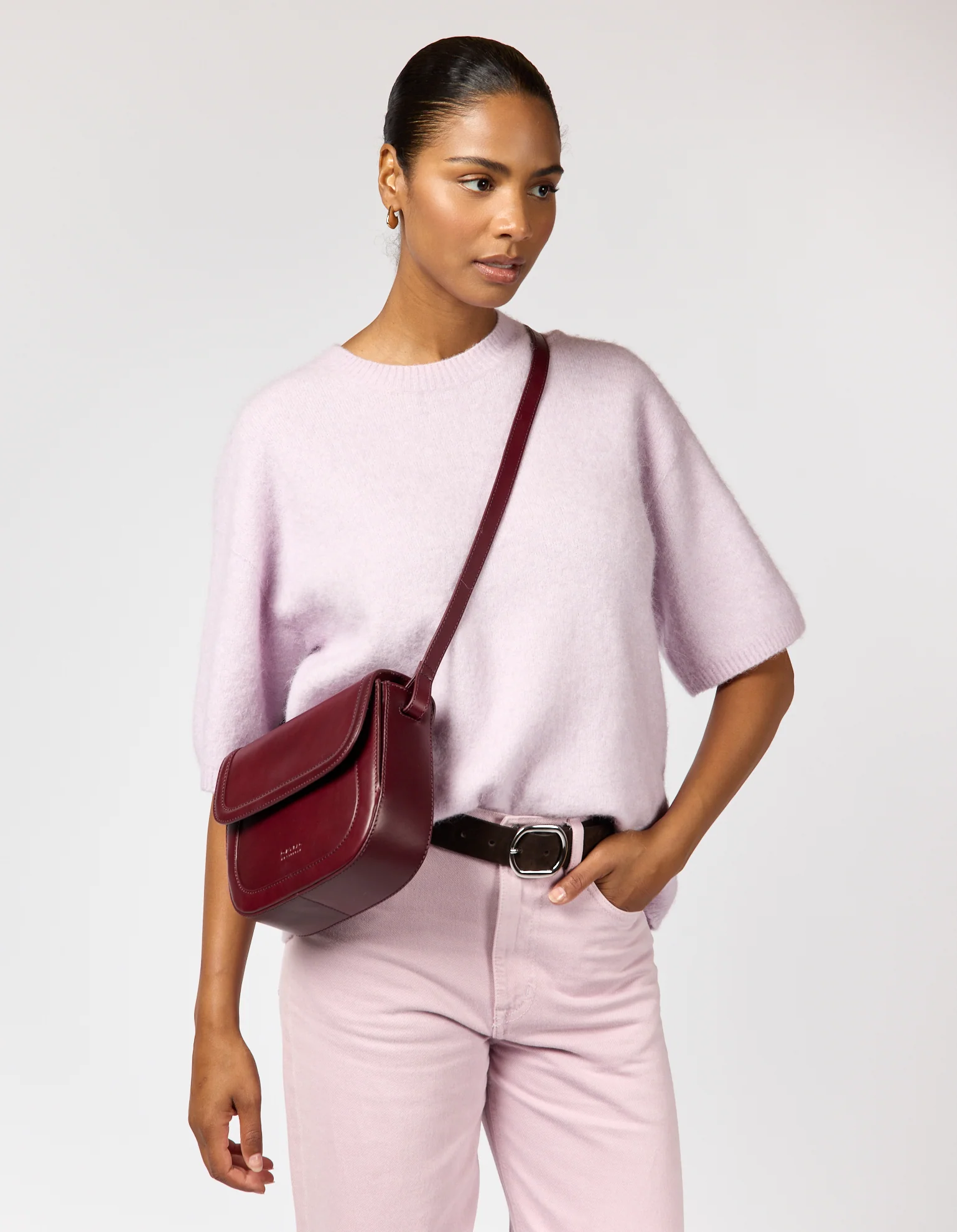 Nina - Dark Cherry Classic Leather - Image 6